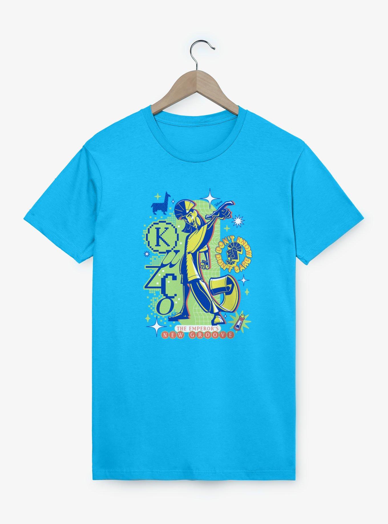 Disney The Emperor's New Groove Disco Kuzco Don't Know Don't Care T-Shirt