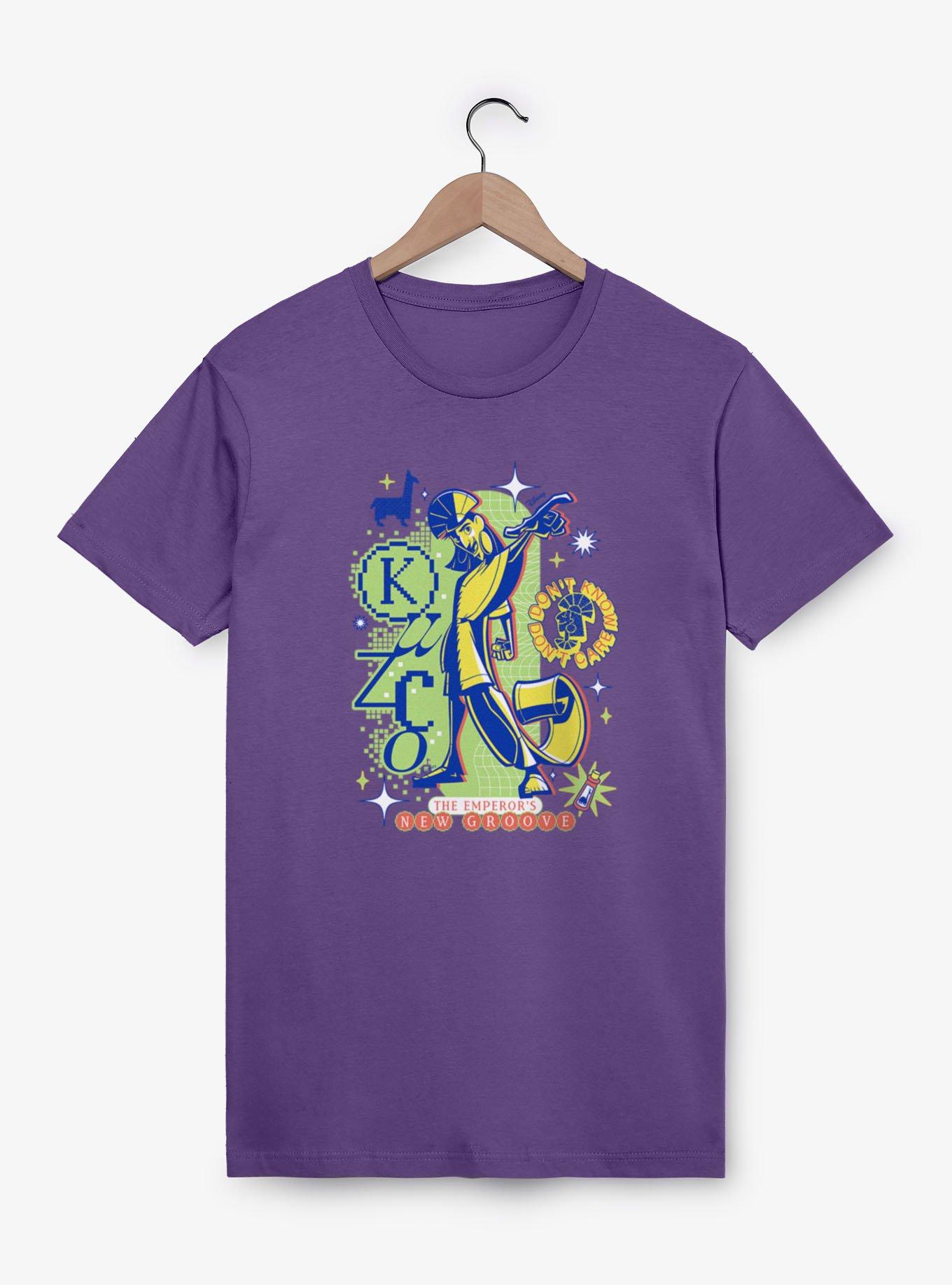 Disney The Emperor's New Groove Disco Kuzco Don't Know Don't Care T-Shirt