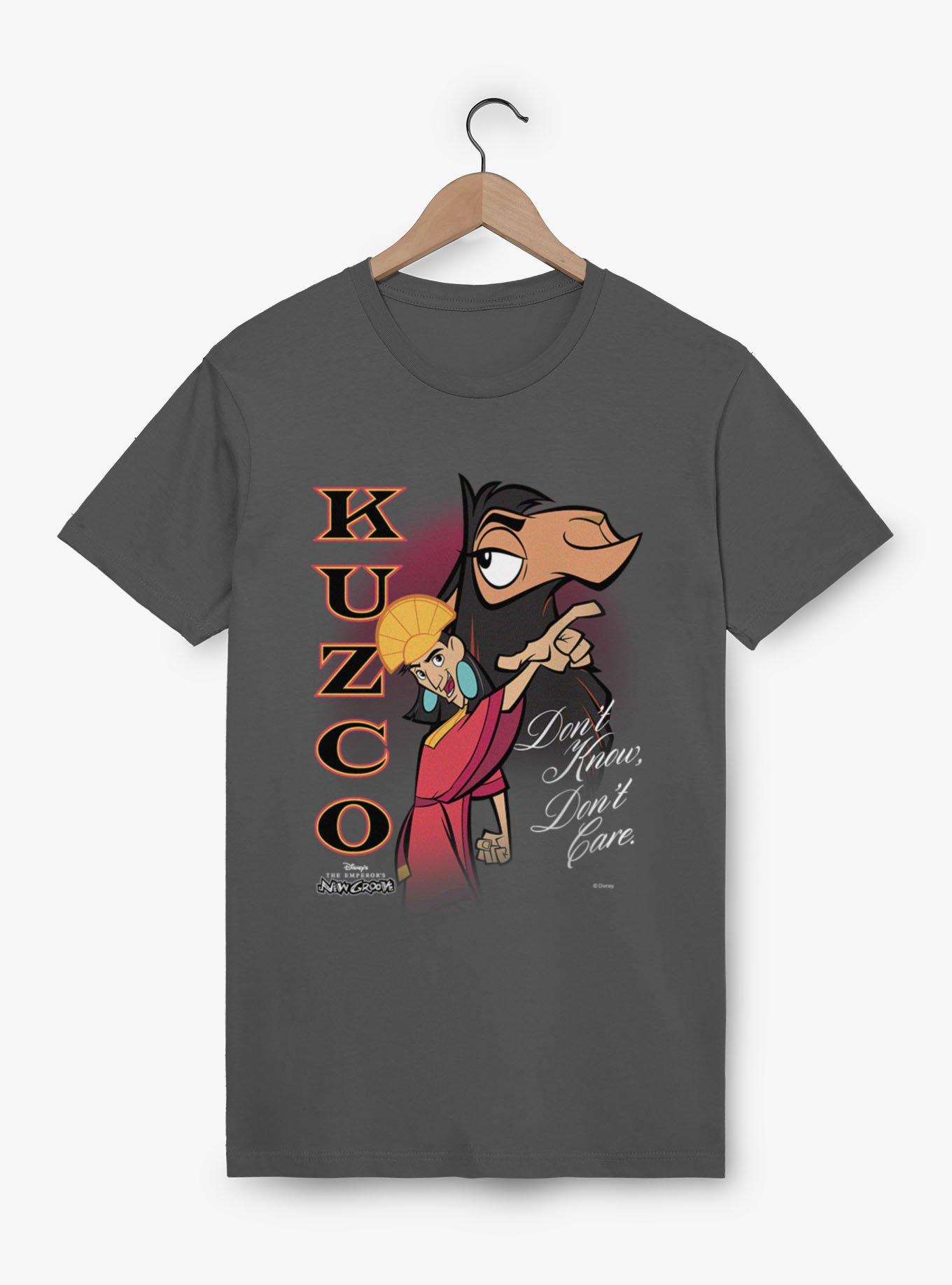 Disney The Emperor's New Groove Kuzco Spirit Don't Know Don't Care T-Shirt