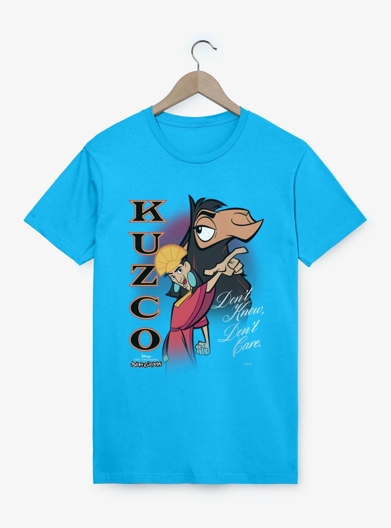 Disney The Emperor's New Groove Kuzco Spirit Don't Know Don't Care T-Shirt