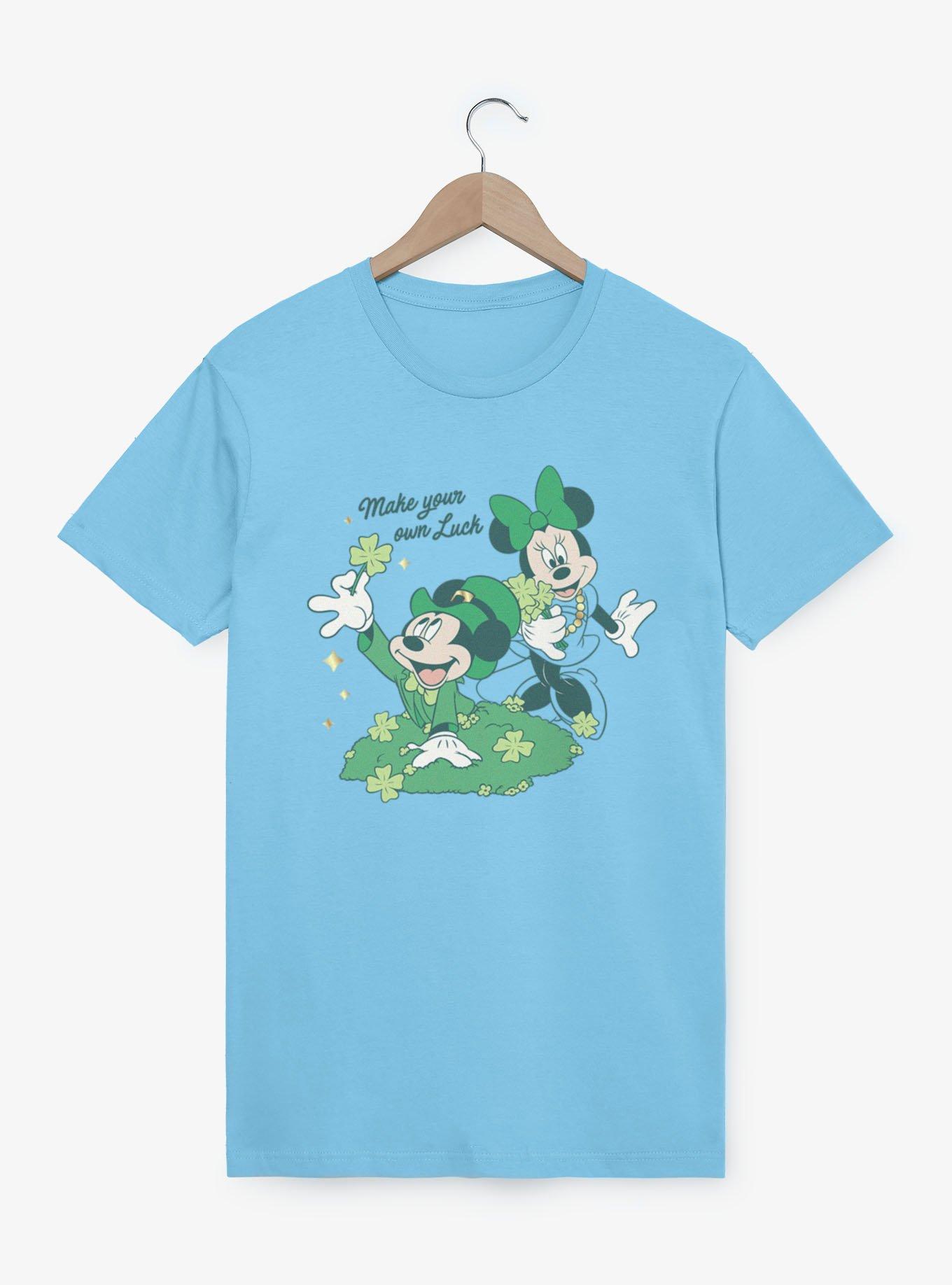 Disney Mickey Mouse And Minnie Mouse St. Patrick's Make Your Own Luck T-Shirt, , hi-res