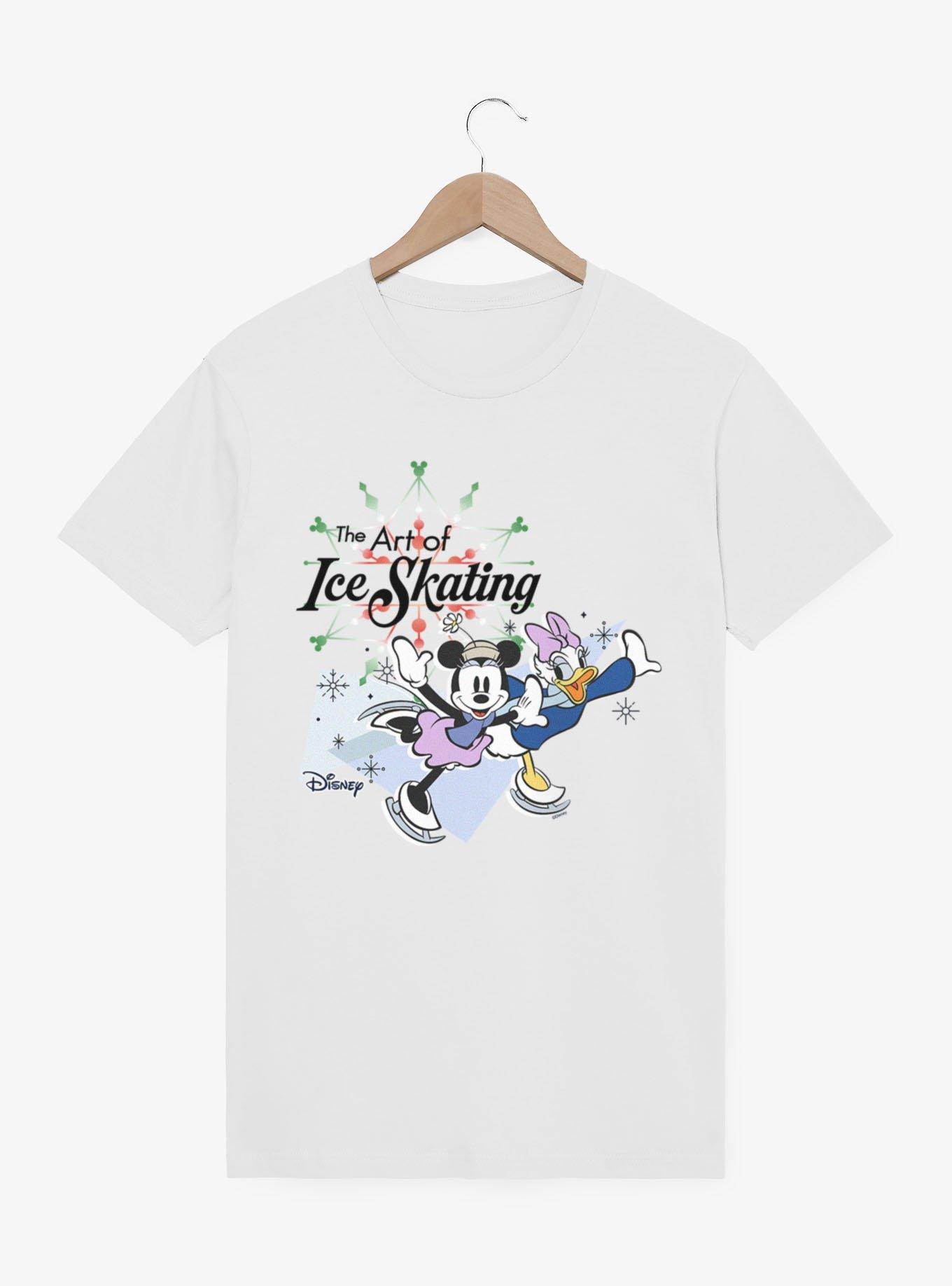 Disney Minnie Mouse And Daisy Duck The Art Of Ice Skating T-Shirt, , hi-res