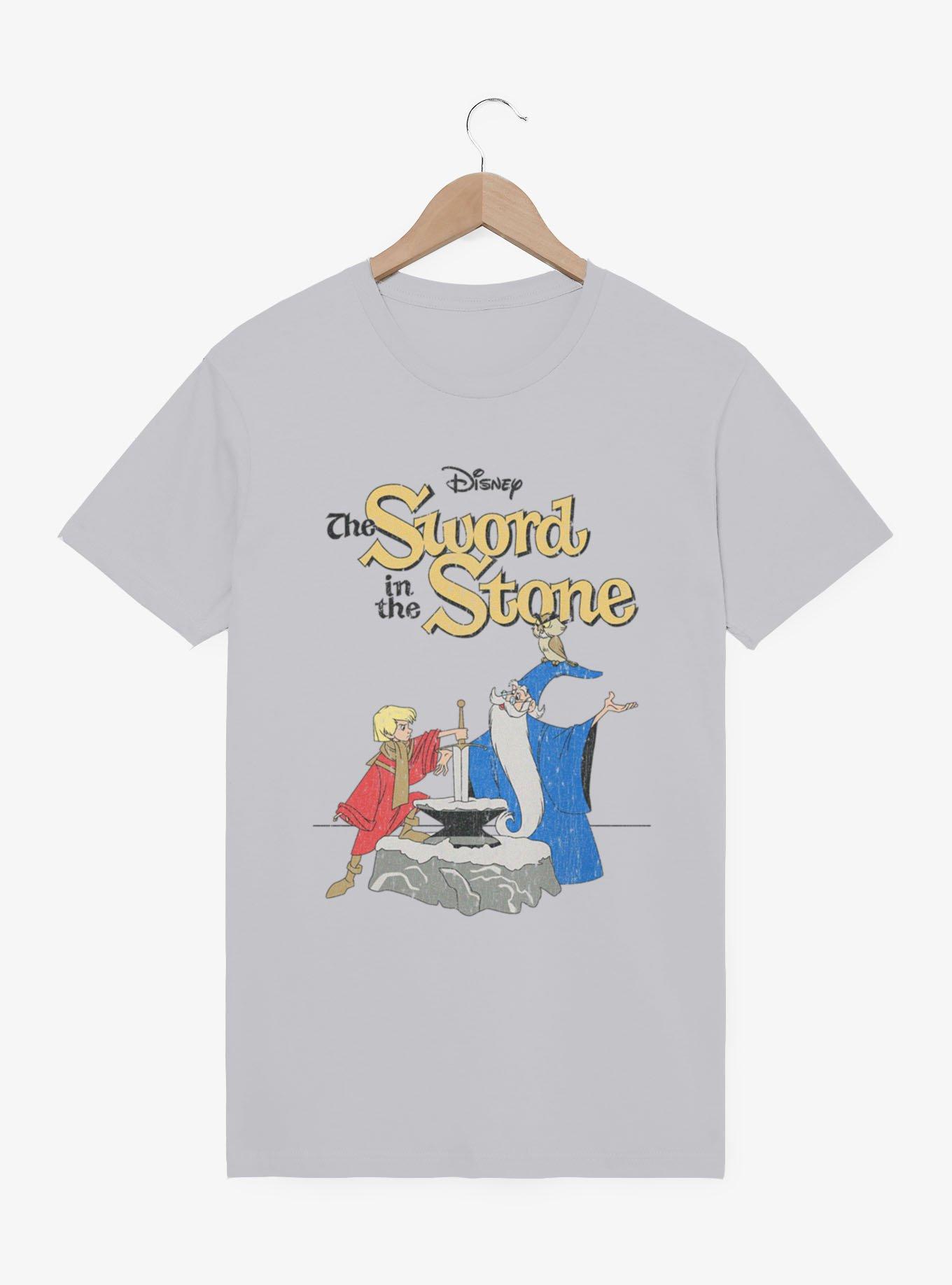 Disney The Sword In The Stone Poster Arthur And Merlin T-Shirt, , hi-res