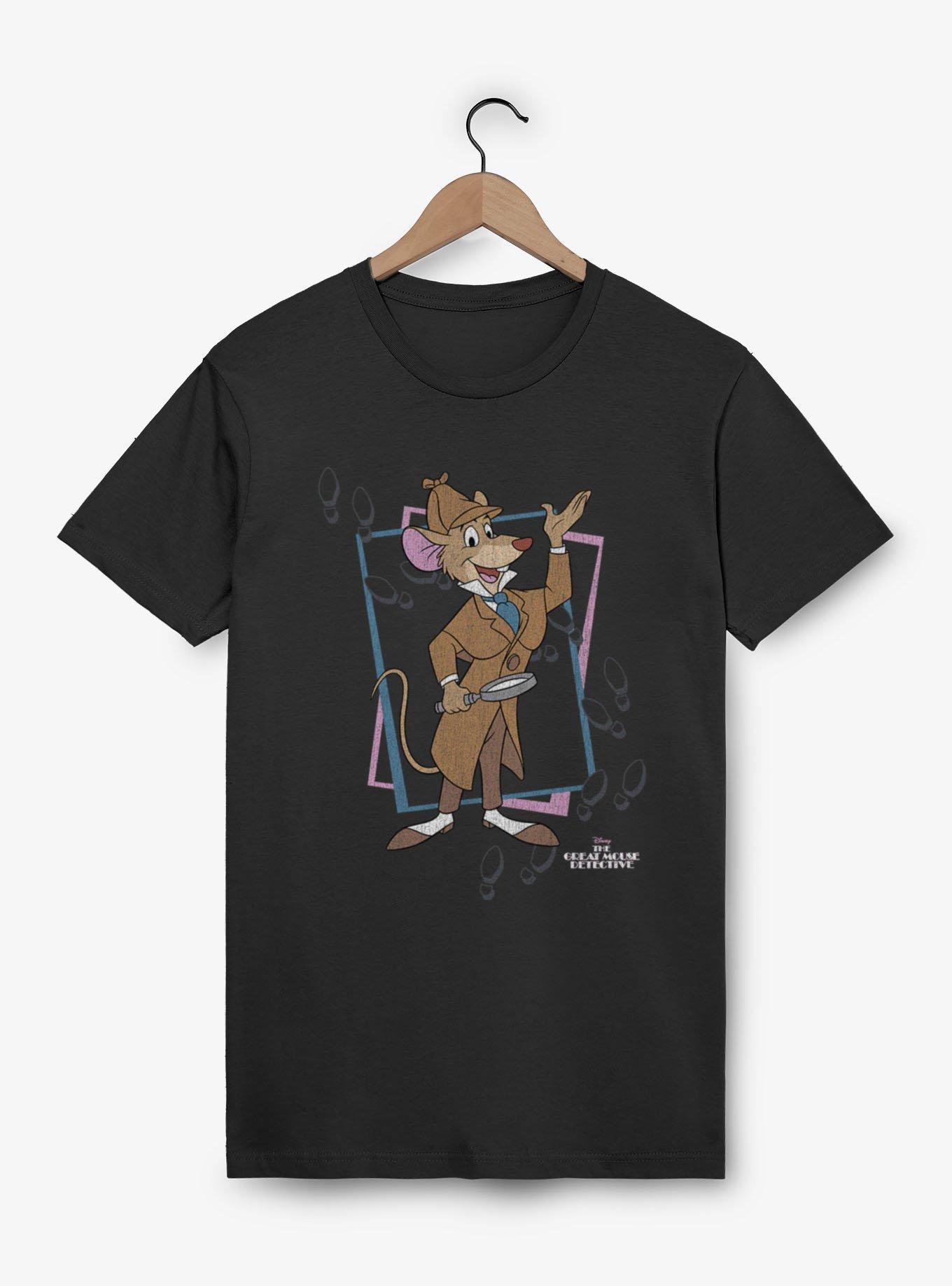 Disney The Great Mouse Detective Basil & Footprints T-Shirt, , hi-res