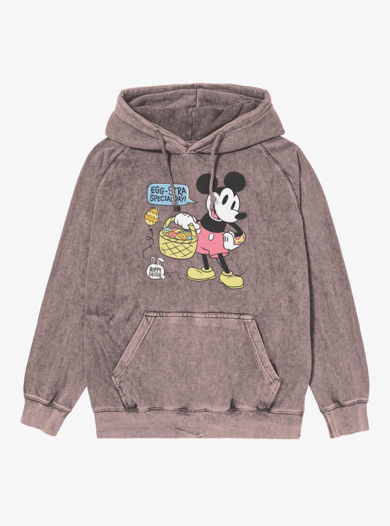 Disney Mickey Mouse Egg-Stra Special Day Hoppy Easter Mineral Wash Hoodie, , hi-res