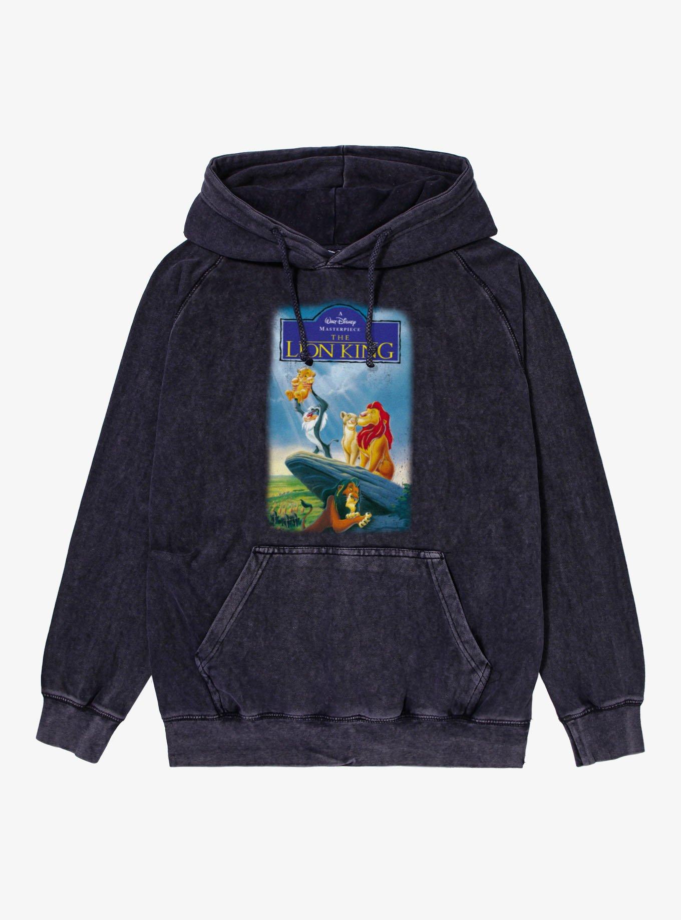Disney The Lion King Classic Movie Cover Mineral Wash Hoodie, , hi-res