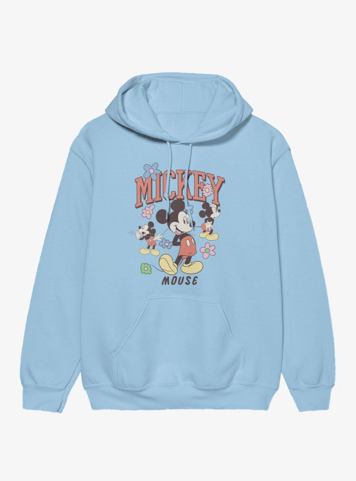 Disney Mickey Mouse Flower Collage Hoodie, , hi-res