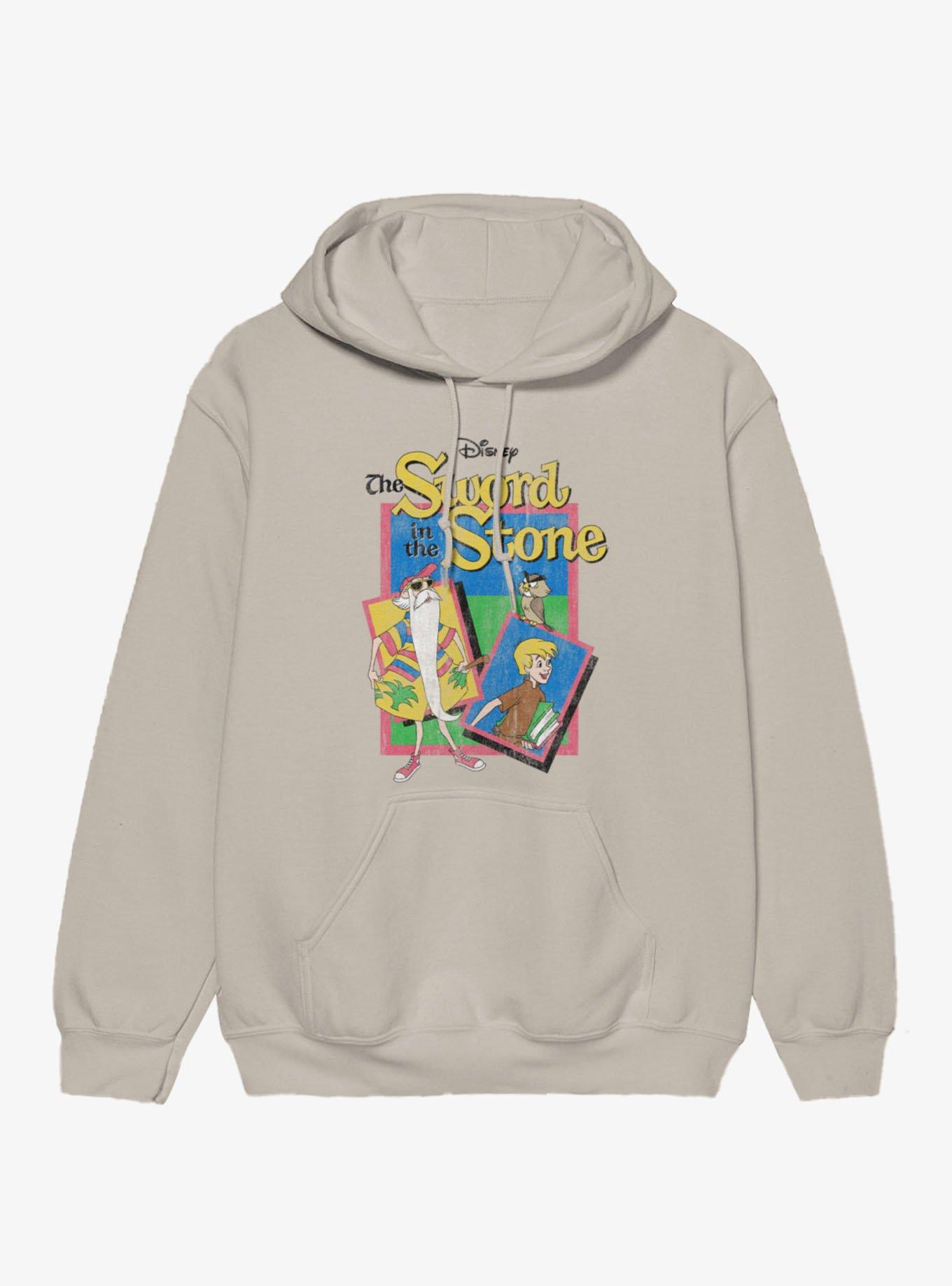 Disney The Sword In The Stone Archimedes, Arthur And Merlin Beach Vibes Hoodie, , hi-res