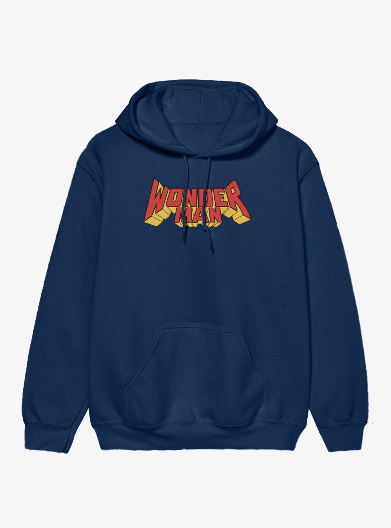 Marvel Comics Wonder Man Block Letter Header Hoodie, , hi-res