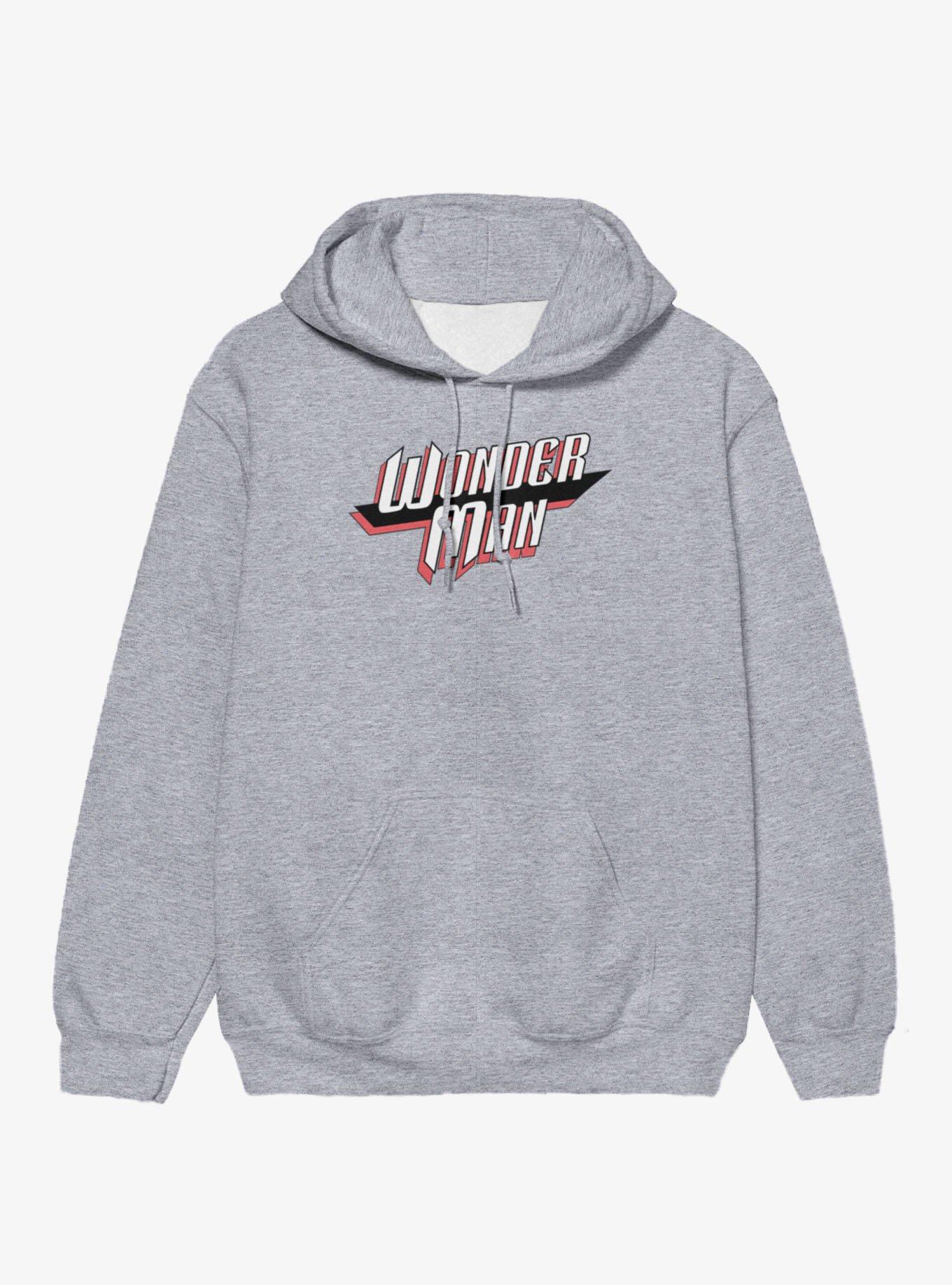 Marvel Comics Wonder Man Slant Text Hoodie, , hi-res