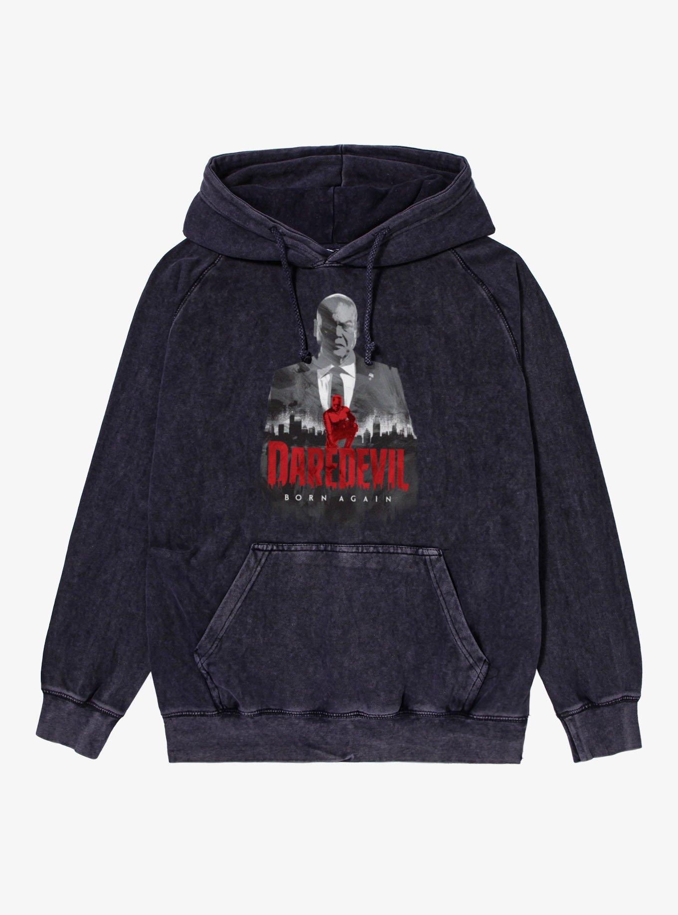 Daredevil Born Again In The City Of Fisk Mineral Wash Hoodie, , hi-res