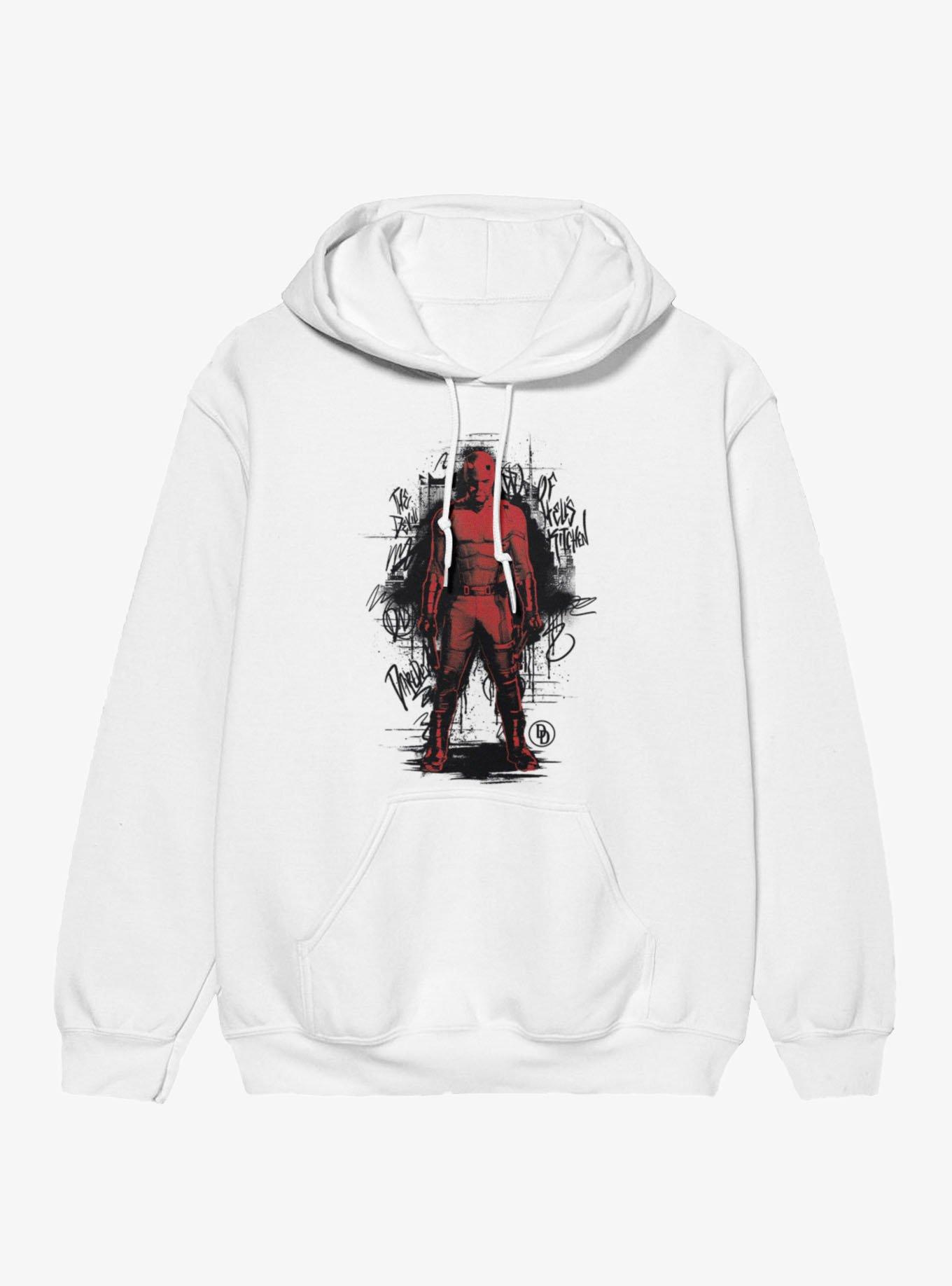 Daredevil Born Again Graffiti Hoodie, , hi-res