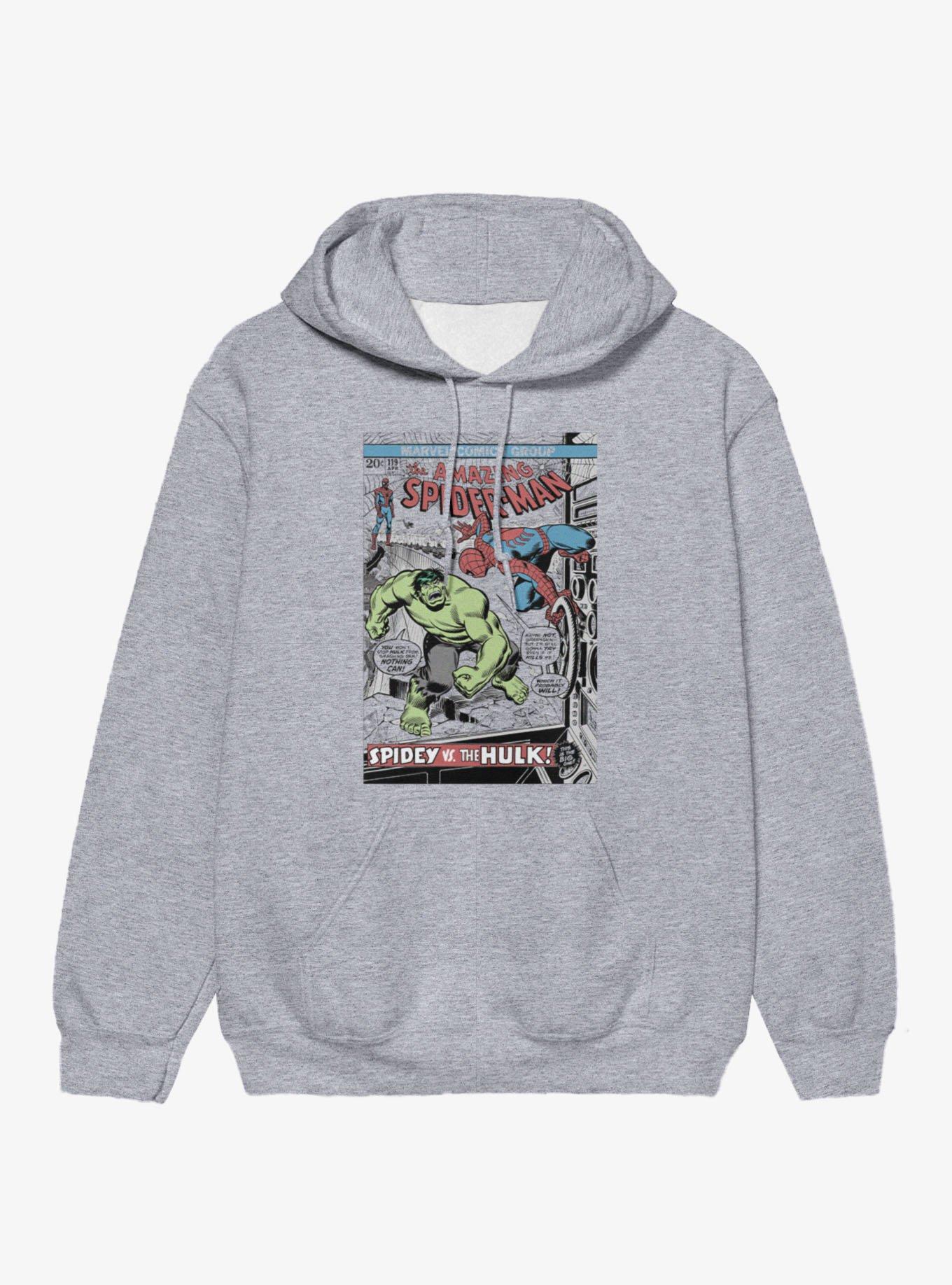 Marvel Comics Cover Amazing Spidey Vs The Hulk Hoodie