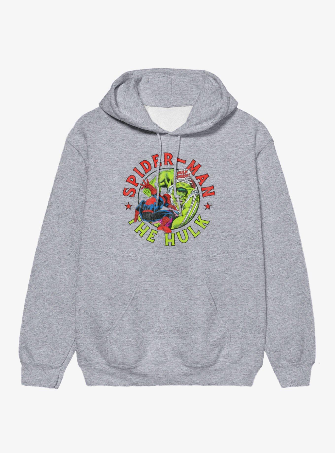 Marvel Comics Hulk Smash Spider-Man Circle Hoodie