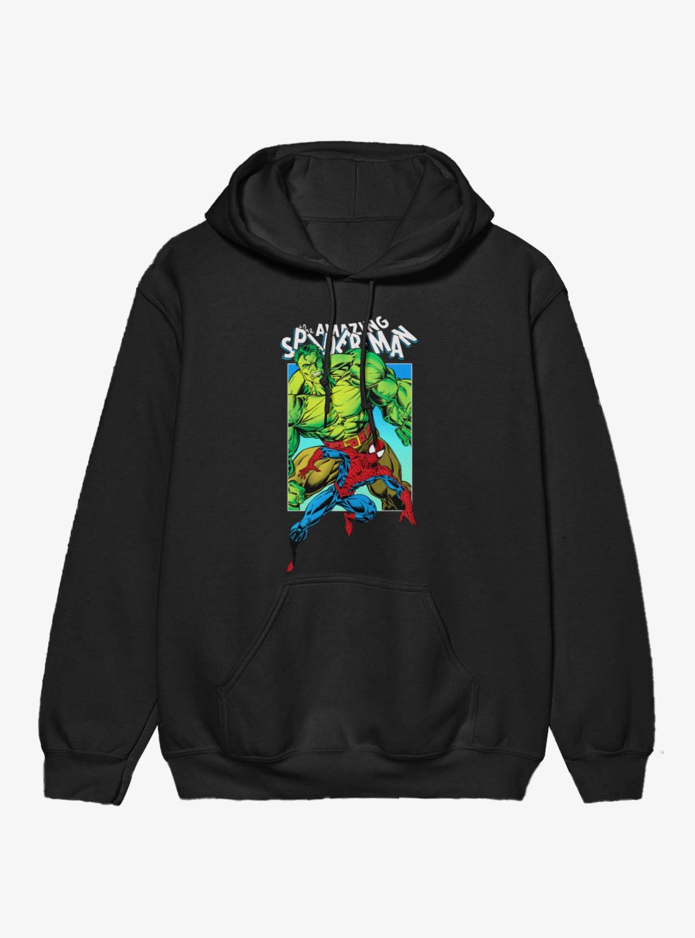 Marvel Comics The Amazing Spider-Man And Hulk Hoodie