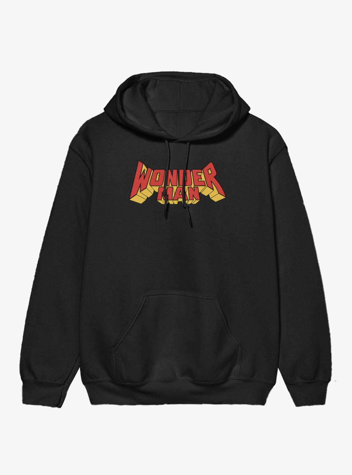 Marvel Comics Wonder Man Block Letter Header Hoodie