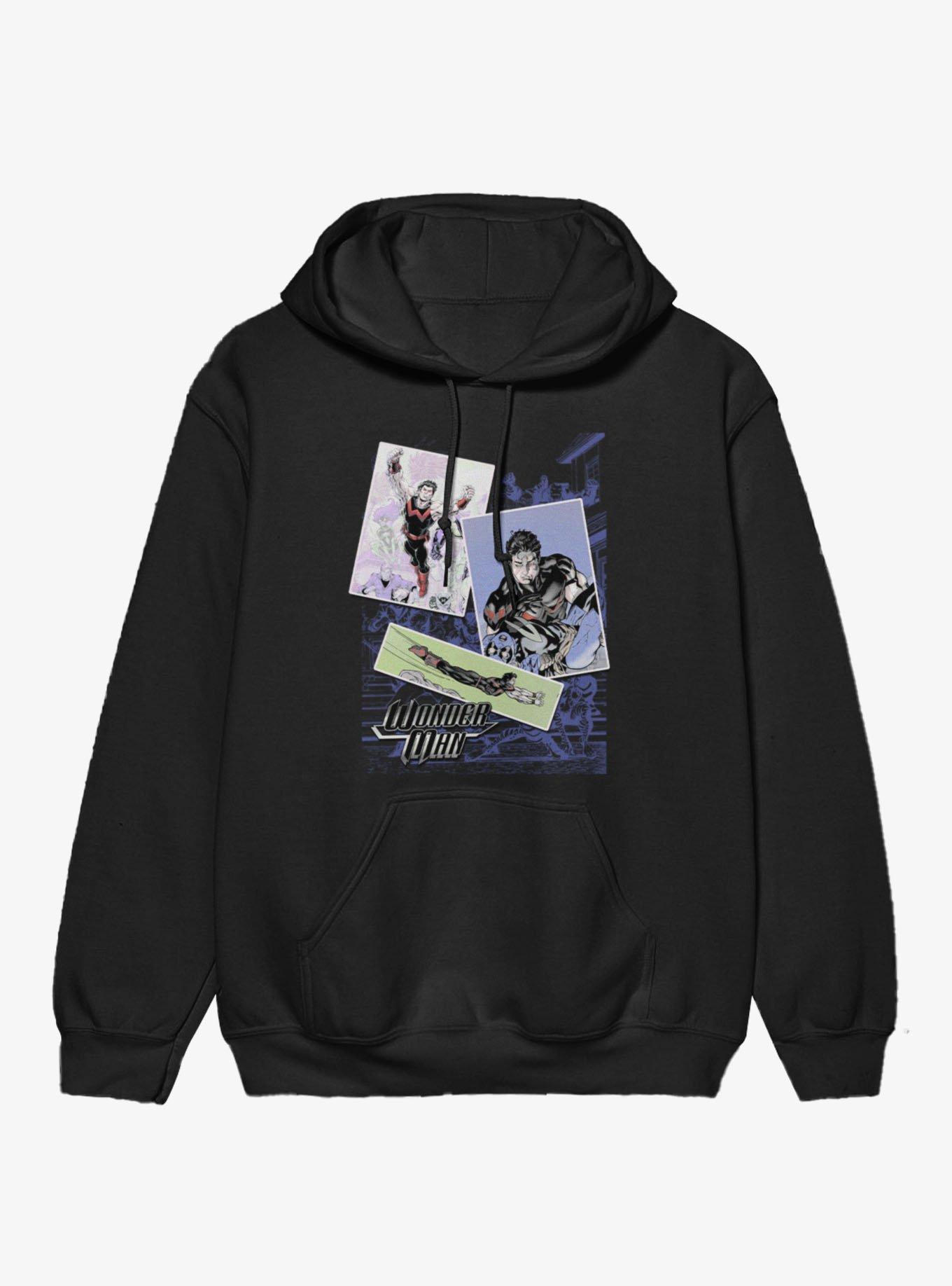 Marvel Comics Flying Wonder Man Hoodie Hot Topic Exclusive, , hi-res