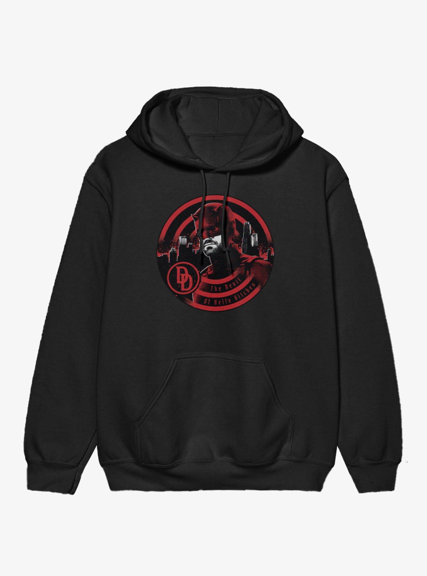 Daredevil Born Again Center Target Hoodie, , hi-res