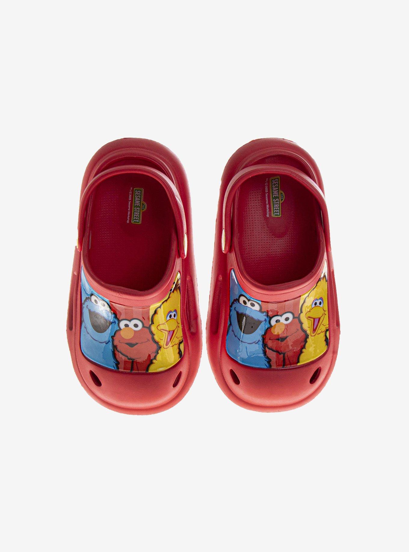 Sesame Street Slip-On Toddler & Little Kid Clogs Red, , hi-res