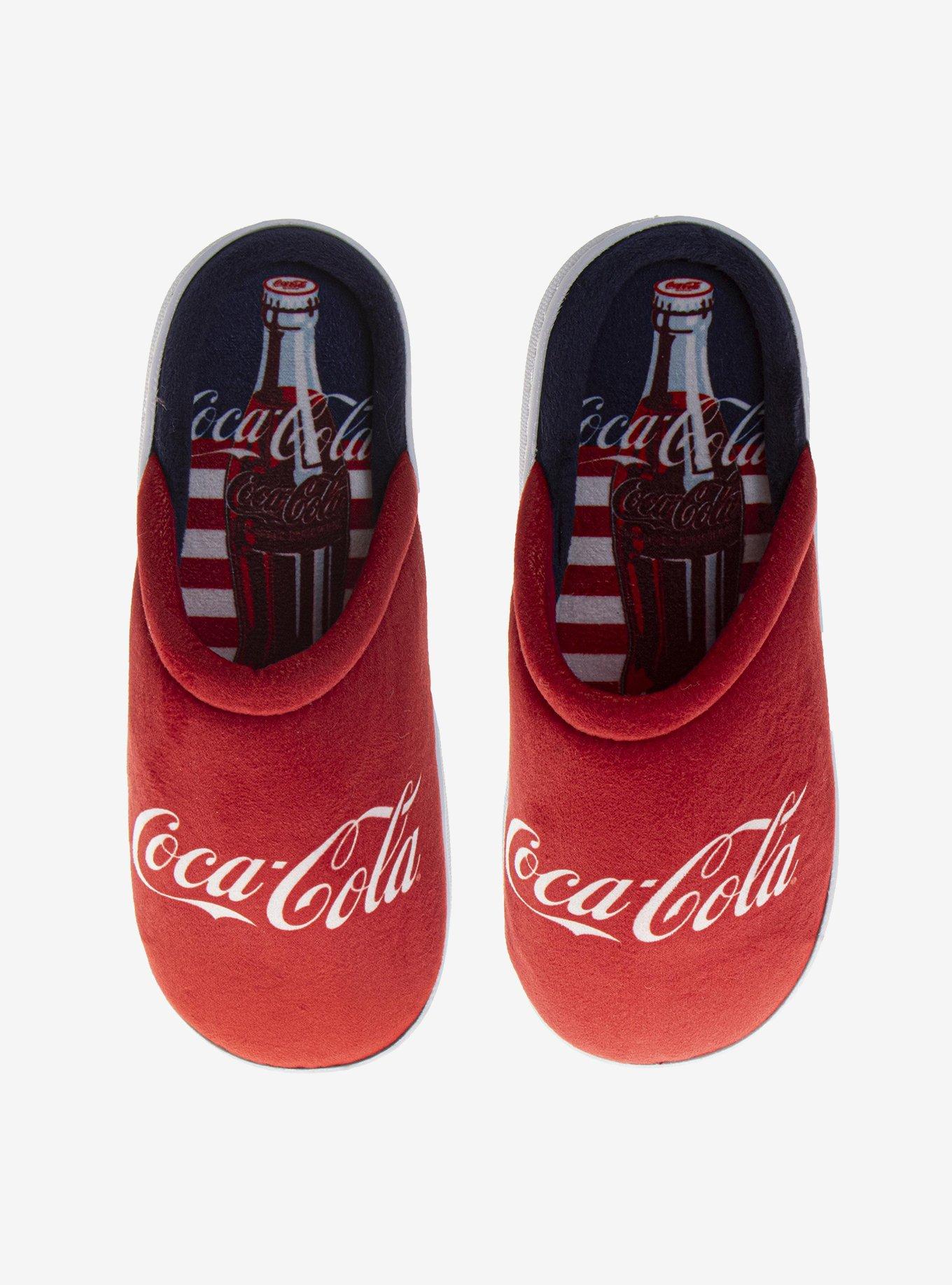 Coca-Cola Classic LogoCozy Softlined Men Slippers, , hi-res