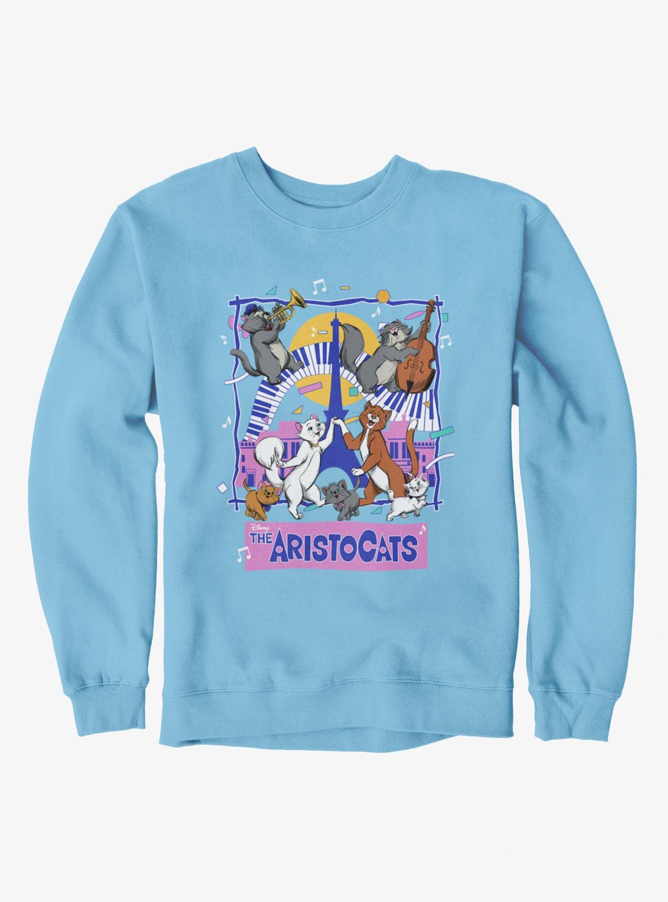 Disney The Aristocats Cat Jazz Music Sweatshirt, , hi-res