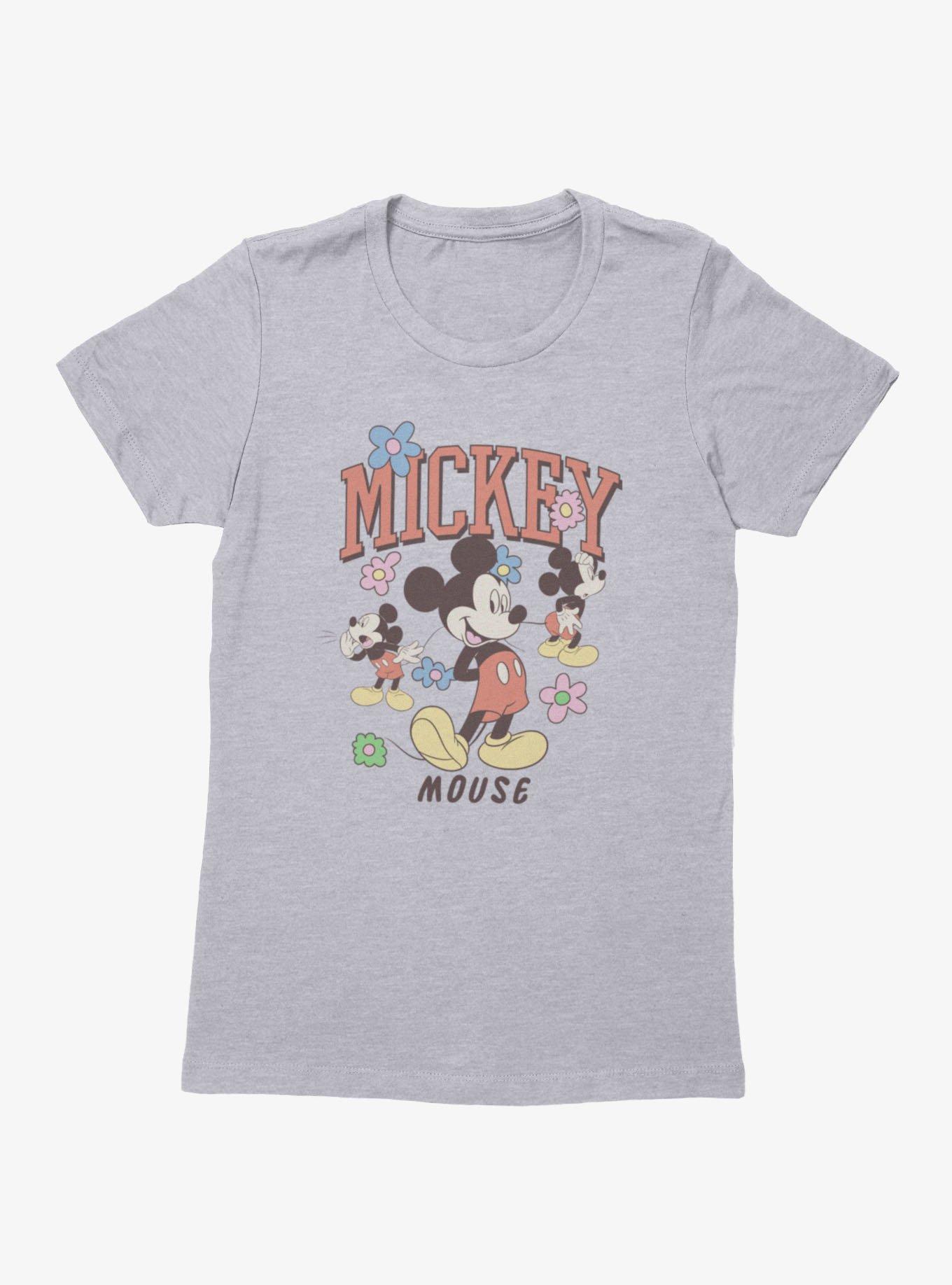 Disney Mickey Mouse Flower Collage Womens T-Shirt, , hi-res