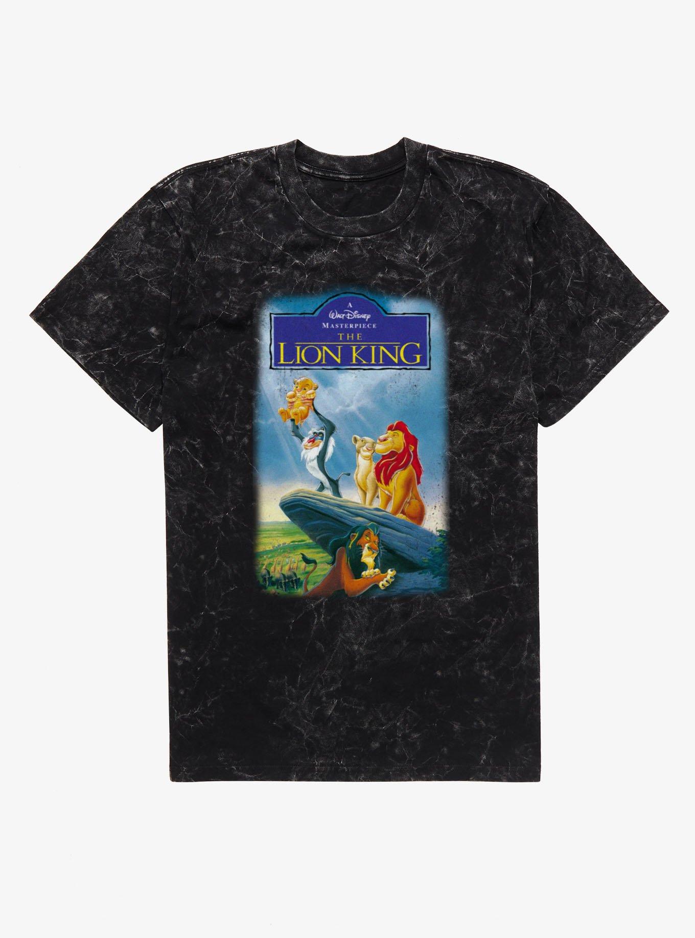 Disney The Lion King Classic Movie Cover Mineral Wash T-Shirt