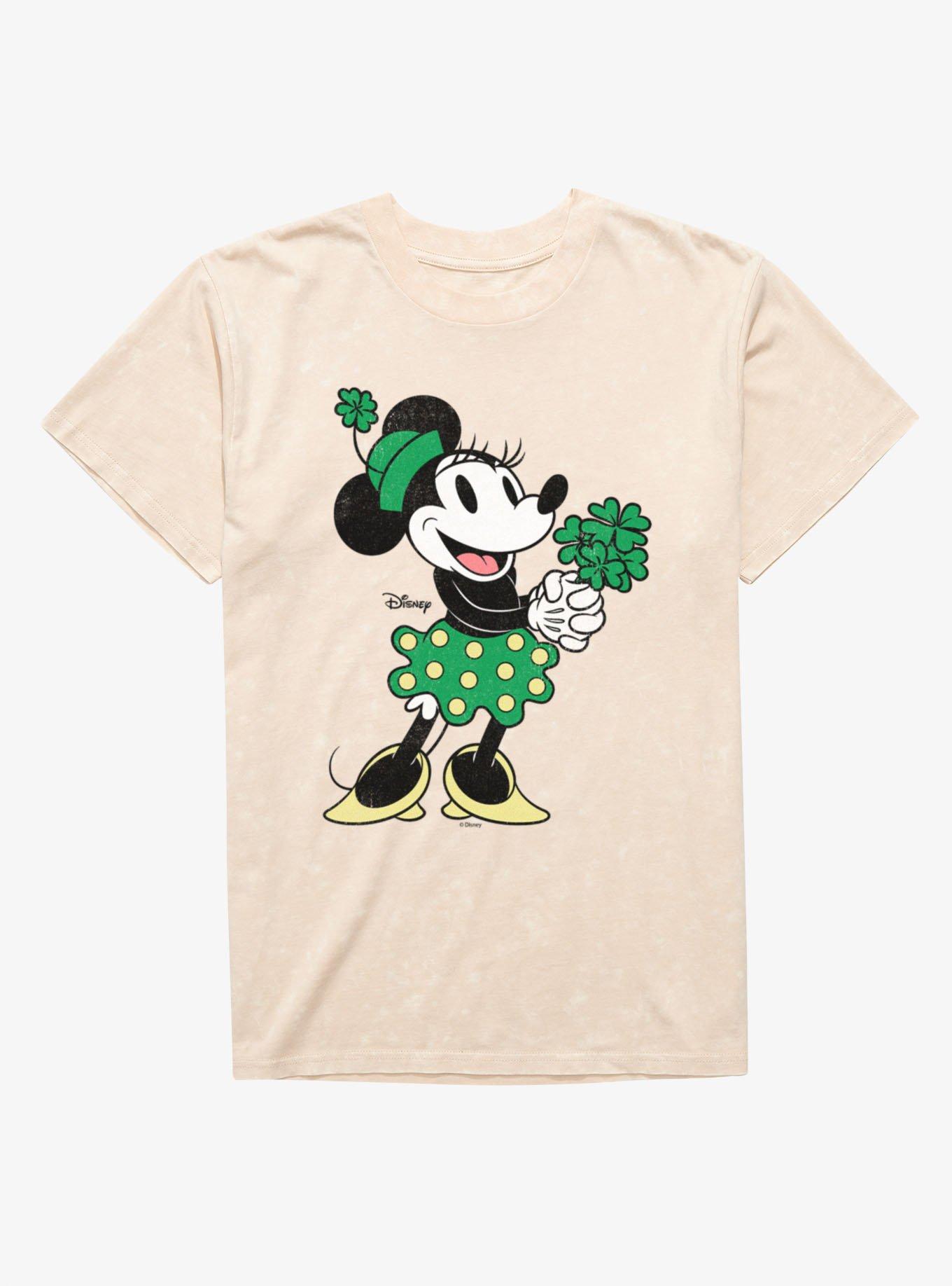 Disney Minnie Mouse St. Patrick's Lucky Dress Mineral Wash T-Shirt, , hi-res