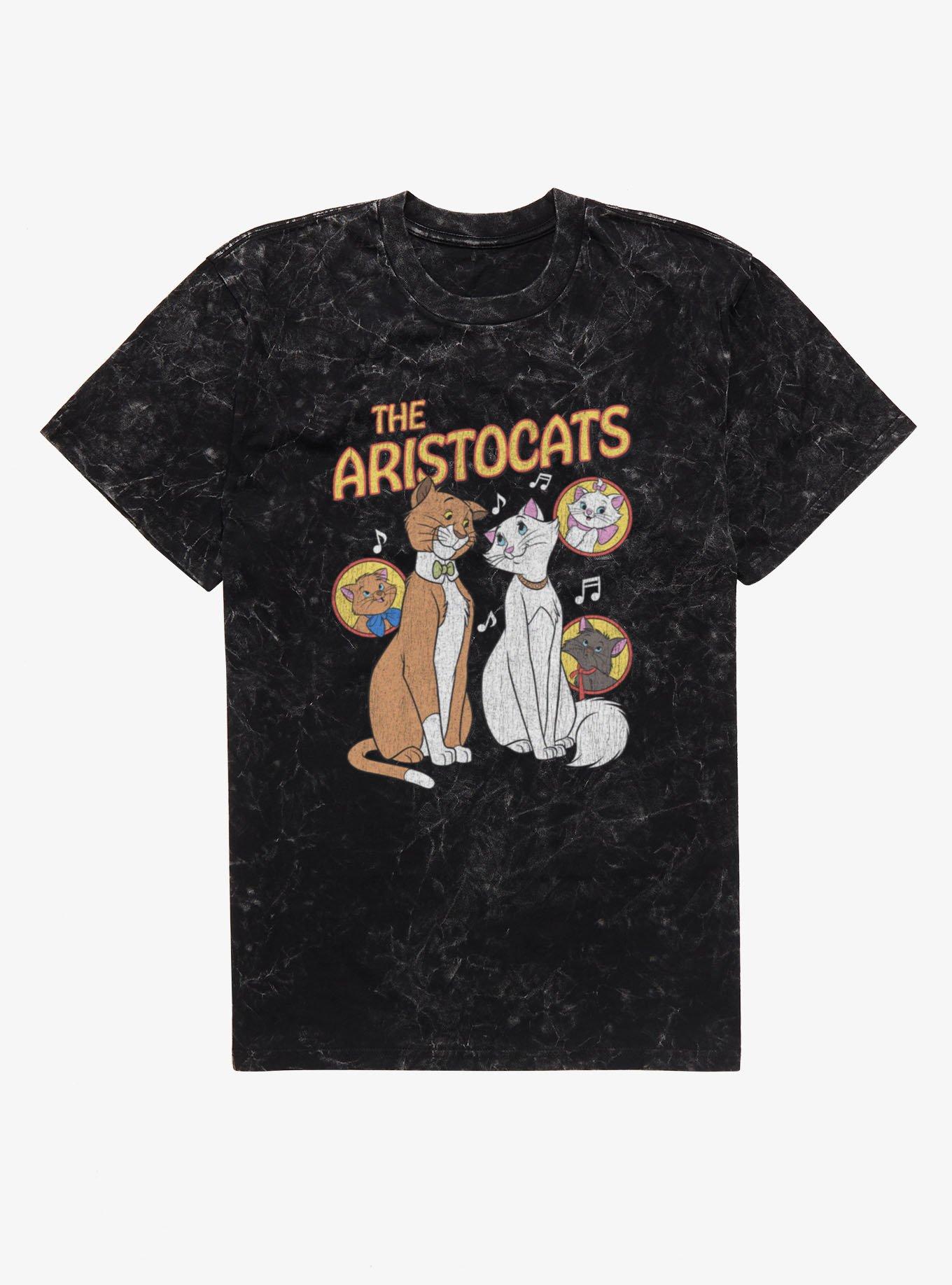 Disney The Aristocats Marie, Thomas& Kittens Mineral Wash T-Shirt, , hi-res