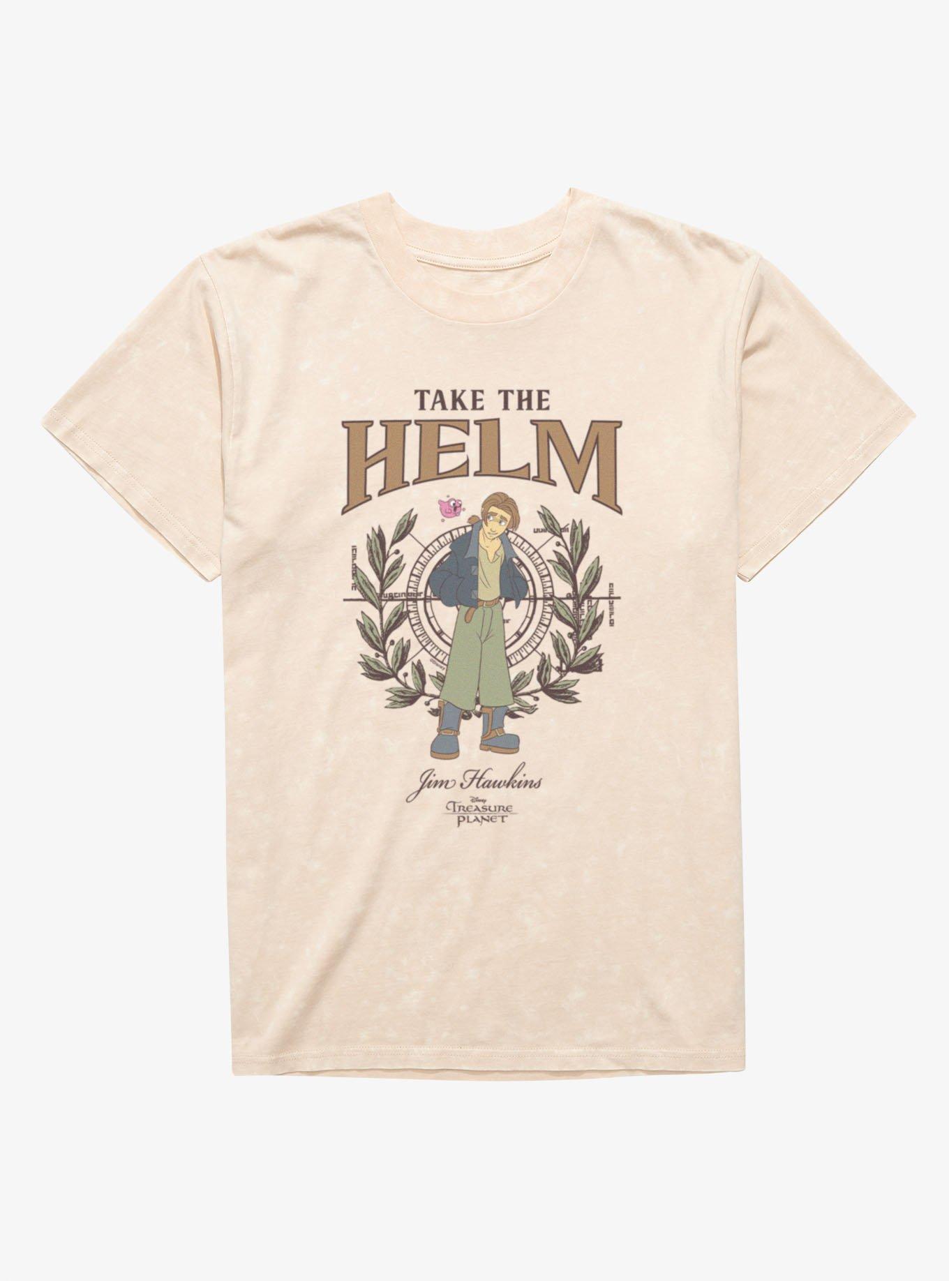 Disney Treasure Planet Take The Helm Jim Hawkins Mineral Wash T-Shirt, NATURAL MINERAL WASH, hi-res