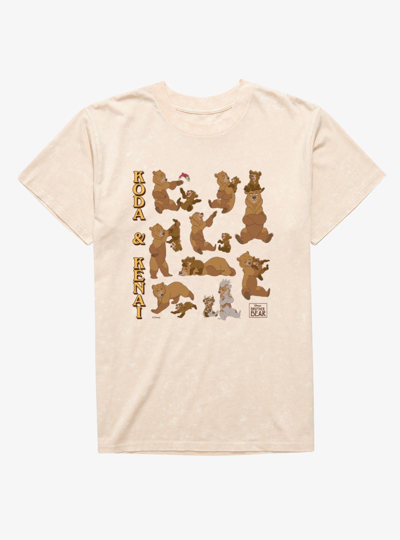 Disney Brother Bear Koda And Kenai Fun Times Mineral Wash T-Shirt, NATURAL MINERAL WASH, hi-res