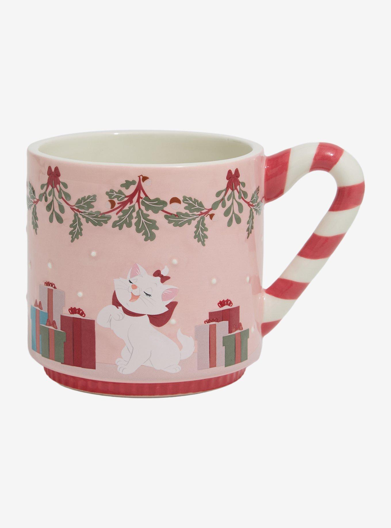 Disney The Aristocats Marie Pink Holiday Scenes Mug - BoxLunch Exclusive