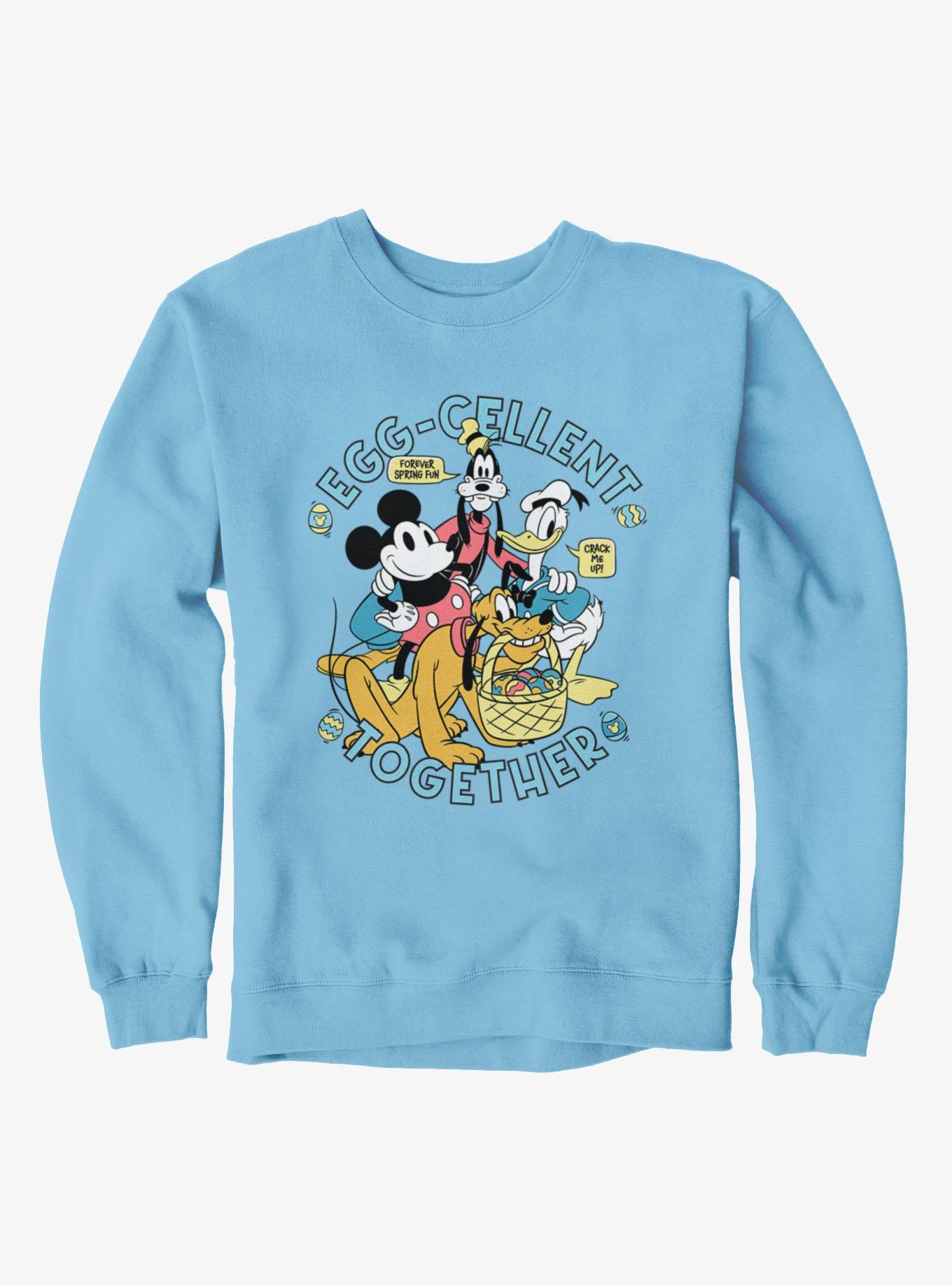 Disney Mickey Mouse And Friends Easter Egg-Cellent Together Sweatshirt, , hi-res