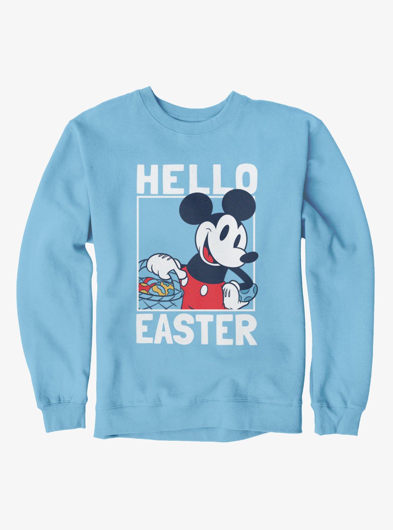 Disney Mickey Mouse Hello Easter Egg Basket Sweatshirt, , hi-res