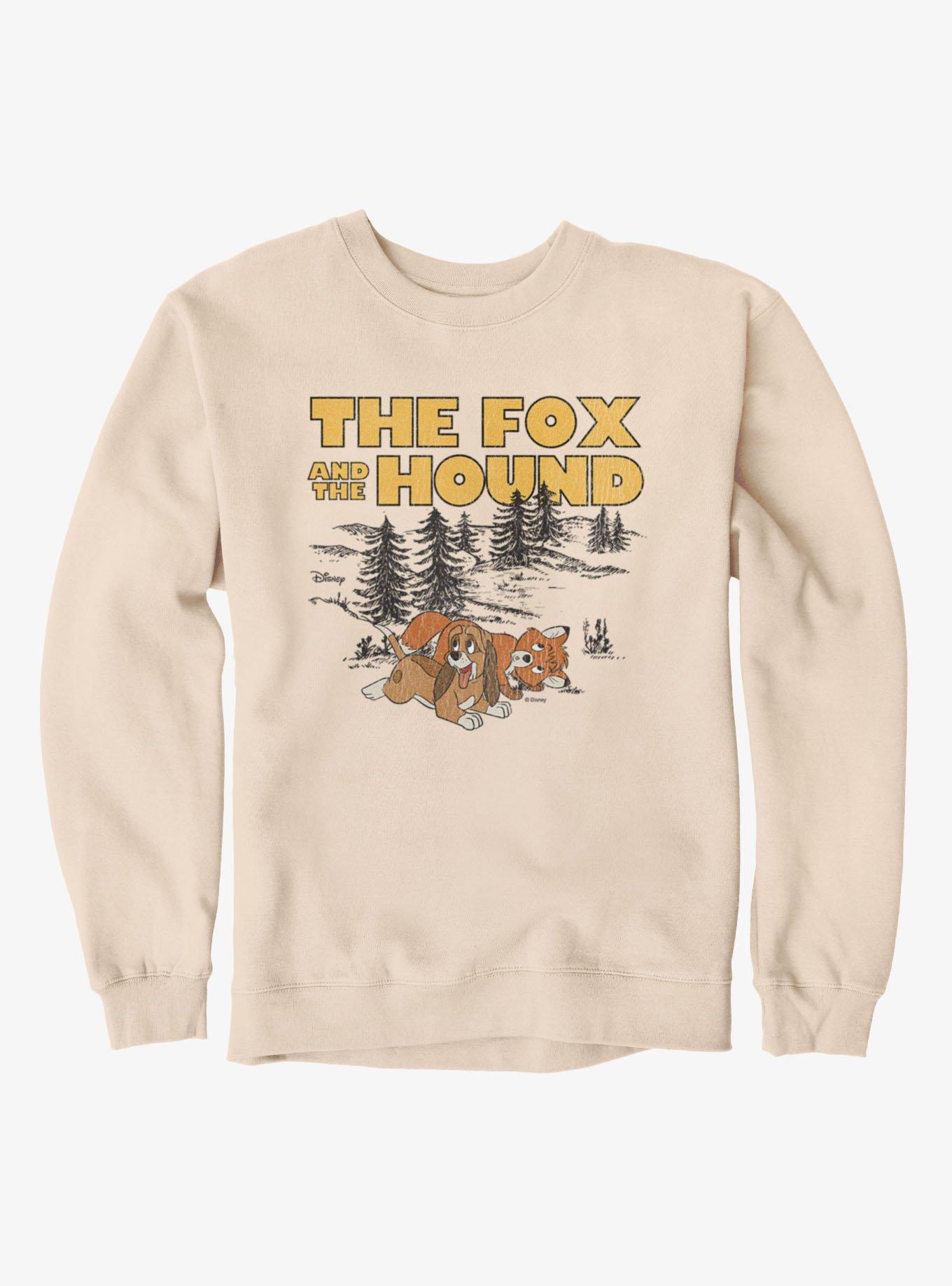 Disney The Fox And The Hound Playful Tod And Copper Sweatshirt, , hi-res