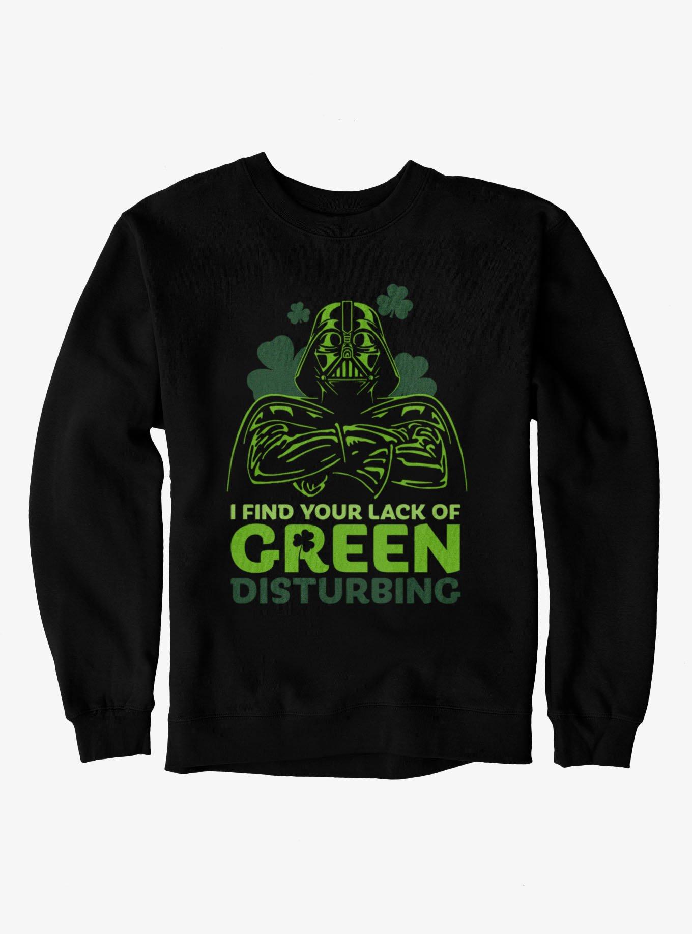 Star Wars Darth Vader St. Patrick's Your Lack Of Green Disturbing Sweatshirt, , hi-res