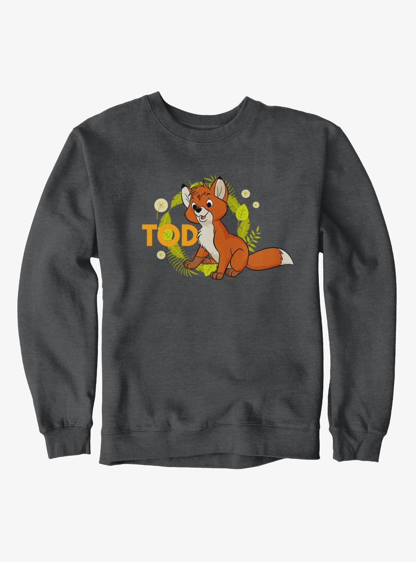 Disney The Fox And The Hound Tod Wreath Sweatshirt, , hi-res