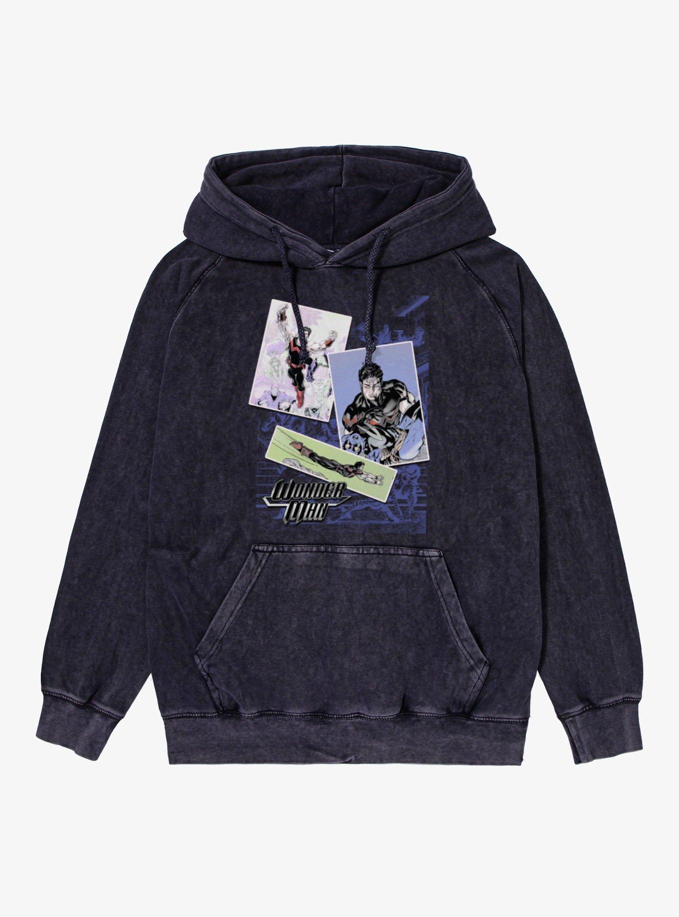 Marvel Comics Flying Wonder Man Hoodie Hot Topic Exclusive, , hi-res