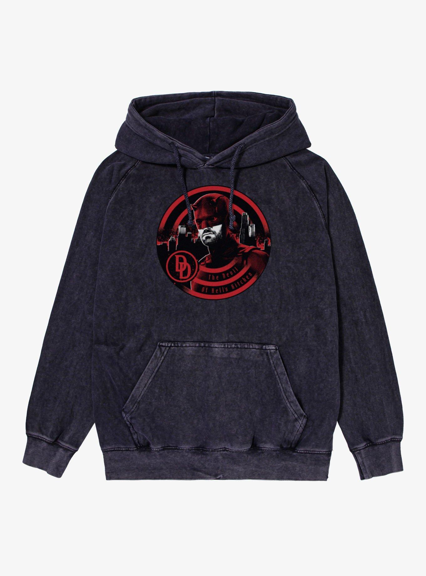 Daredevil Born Again Center Target Hoodie, , hi-res