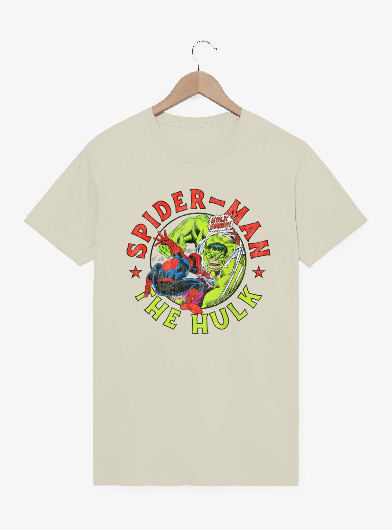 Marvel Comics Hulk Smash Spider-Man Circle T-Shirt, , hi-res
