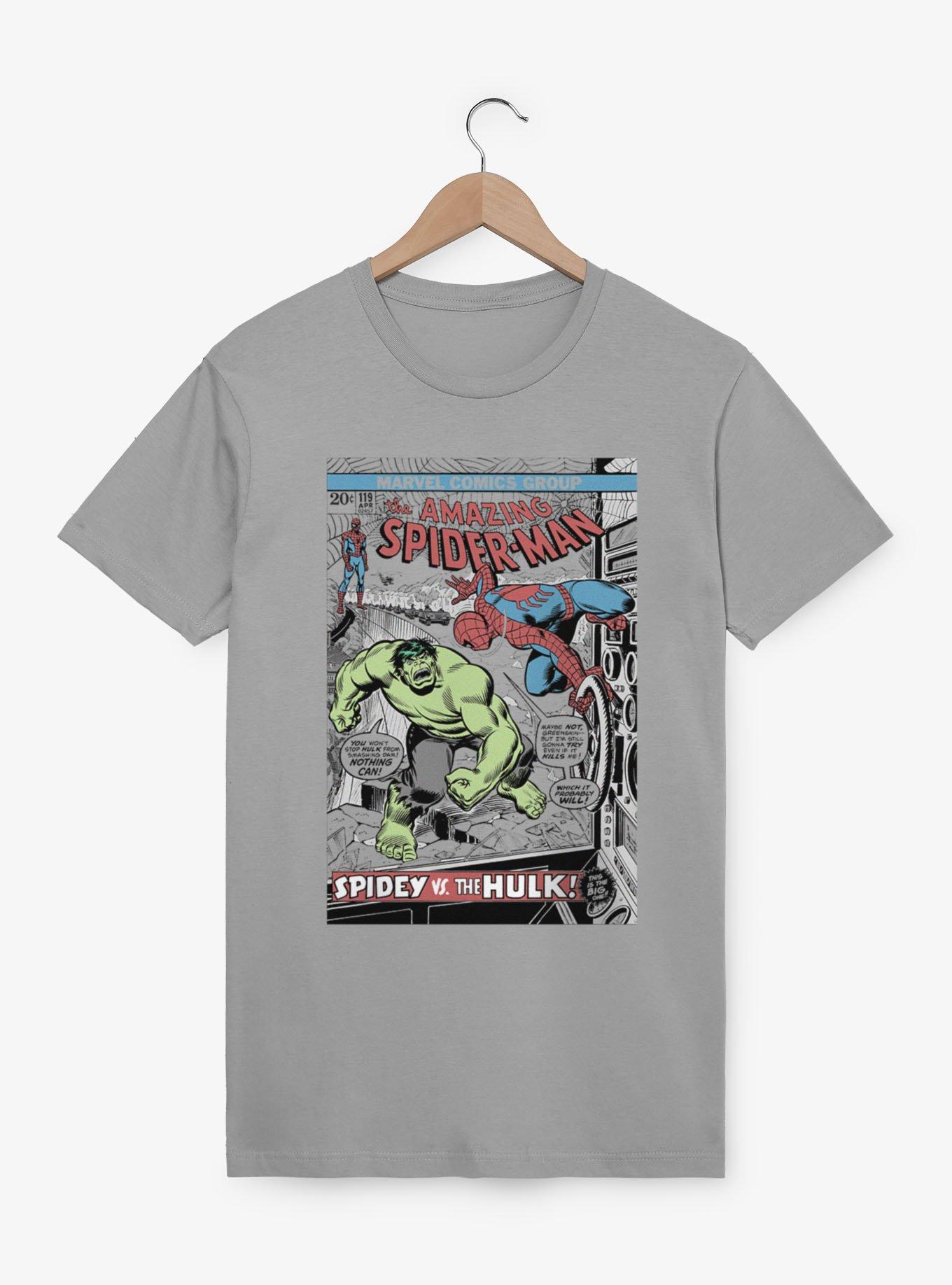 Marvel Comics Cover Amazing Spider-Man Vs The Hulk T-Shirt, , hi-res