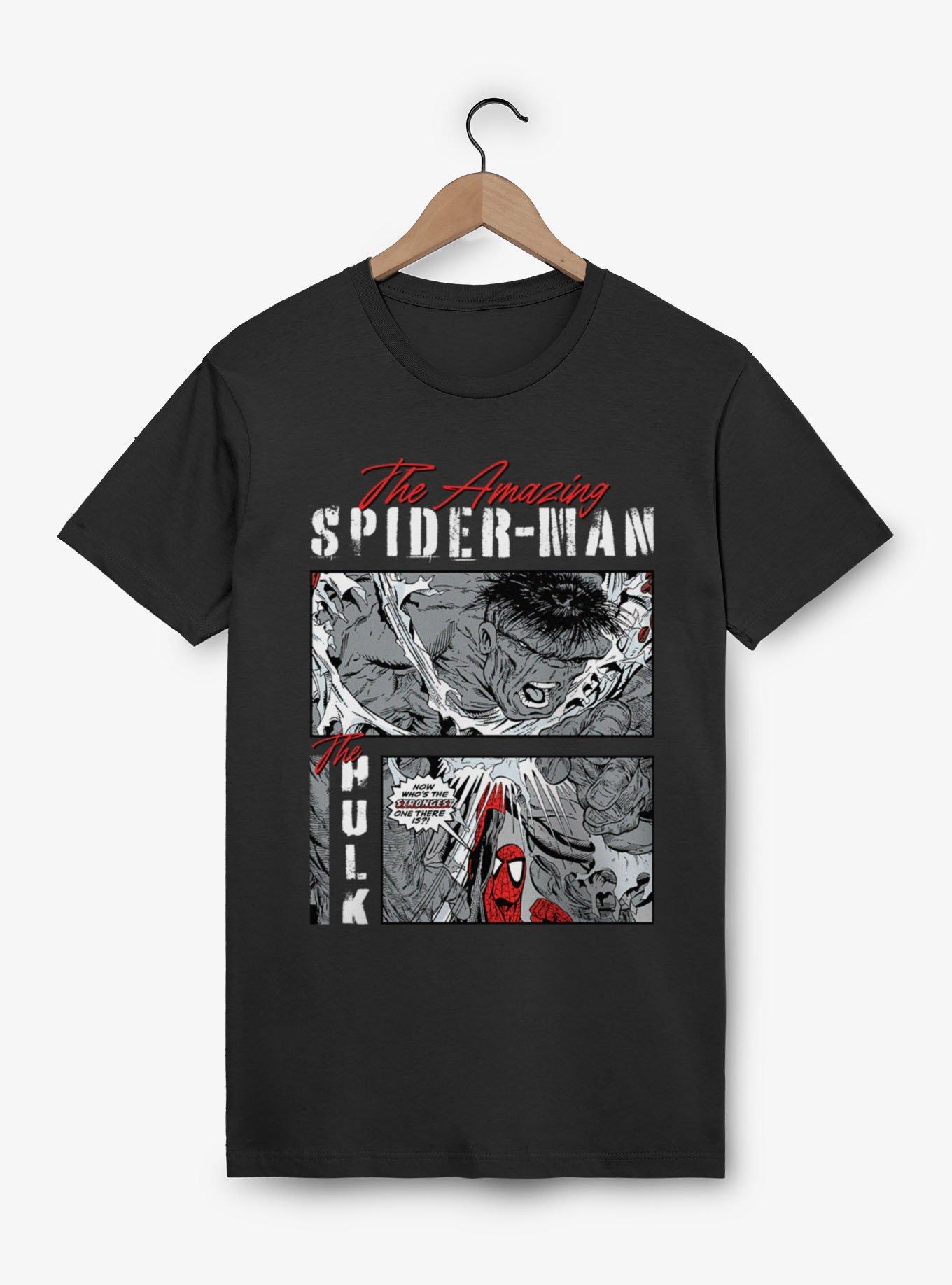 Marvel Comics Strongest One There Is Spider-Man and Hulk T-Shirt, , hi-res