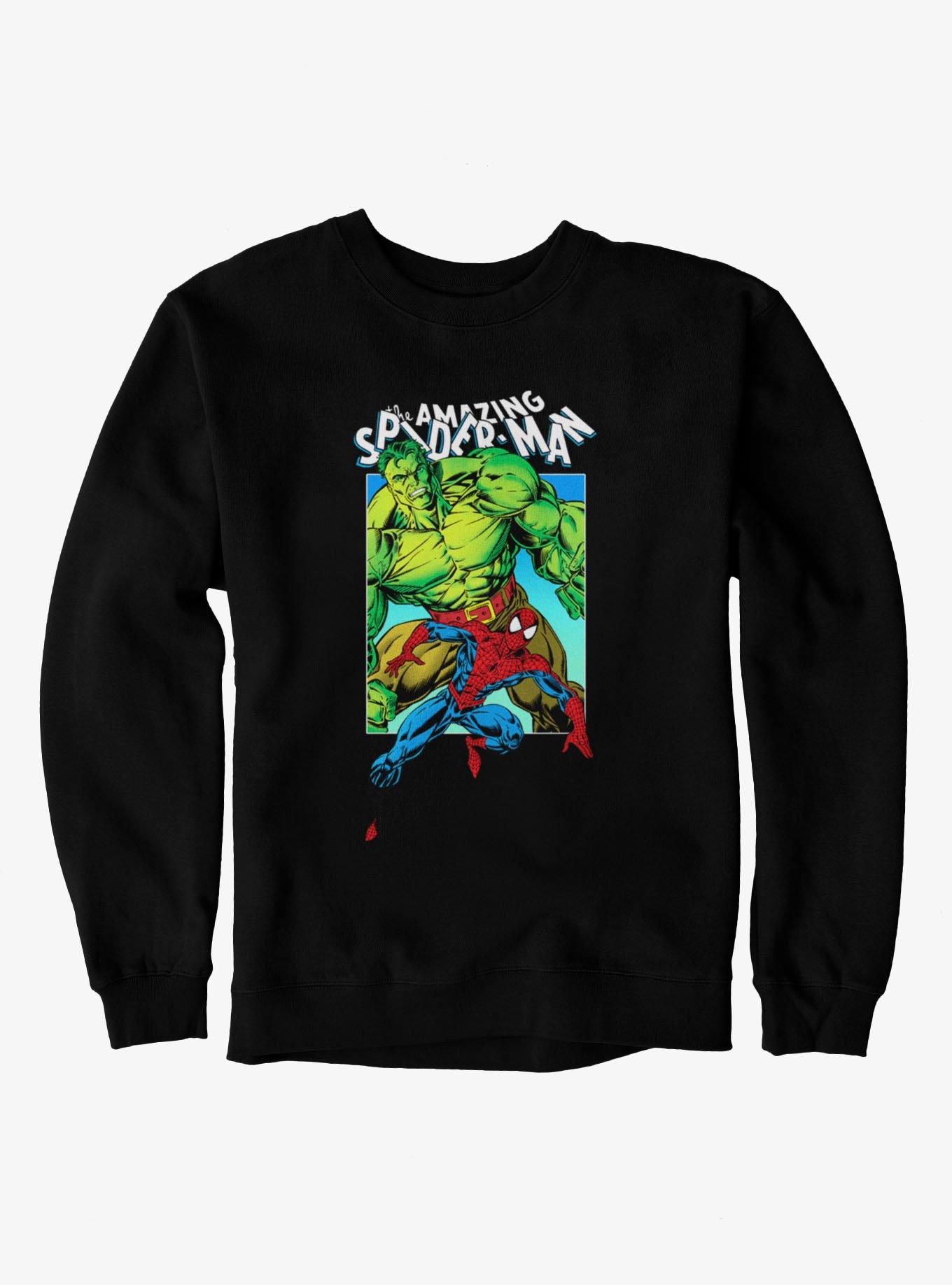 Marvel Comics The Amazing Spider-Man And Hulk Sweatshirt