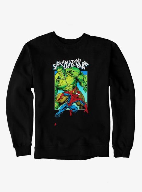 Marvel Comics The Amazing Spider-Man And Hulk Sweatshirt | Hot Topic
