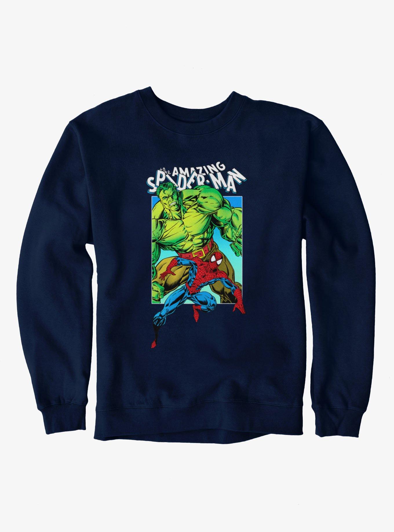 Marvel Comics The Amazing Spider-Man And Hulk Sweatshirt