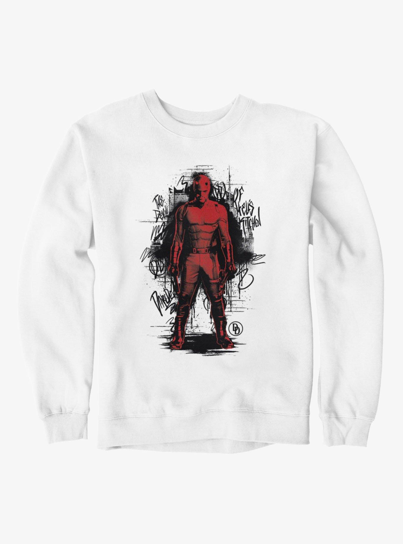 Daredevil Born Again Graffiti Sweatshirt, , hi-res