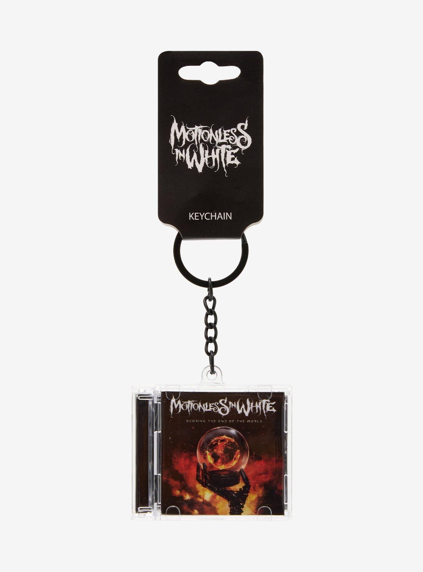 Motionless In White Scoring End Of World CD Keychain, , hi-res