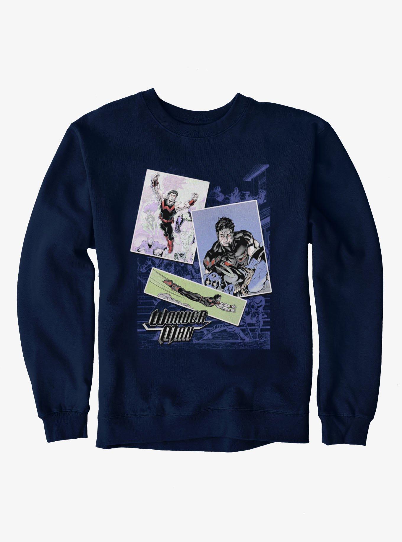 Marvel Comics Flying Wonder Man Sweatshirt Box Lunch Exclusive, , hi-res view 1