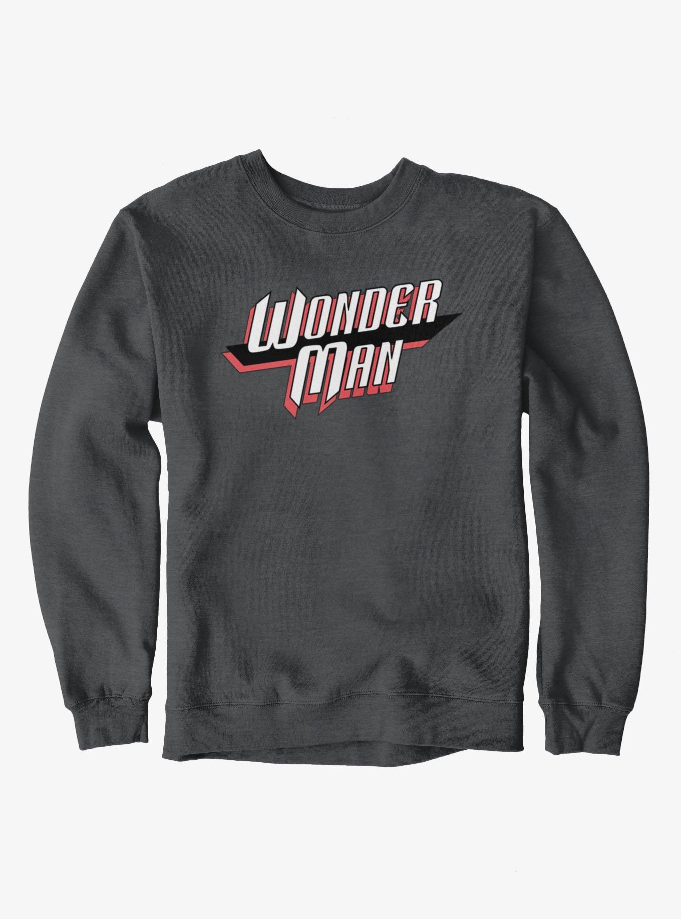 Marvel Comics Wonder Man Slant Text Sweatshirt, , hi-res