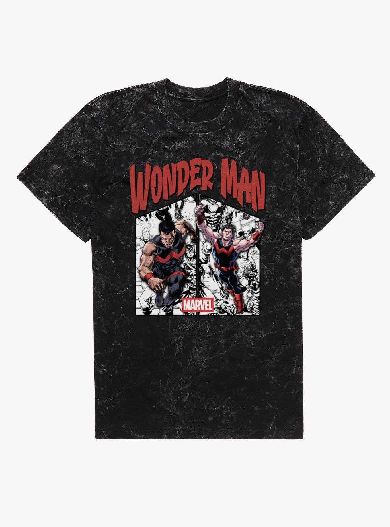 Marvel Comics Wonder Man Panels Mineral Wash T-Shirt Box Lunch Exclusive, , hi-res
